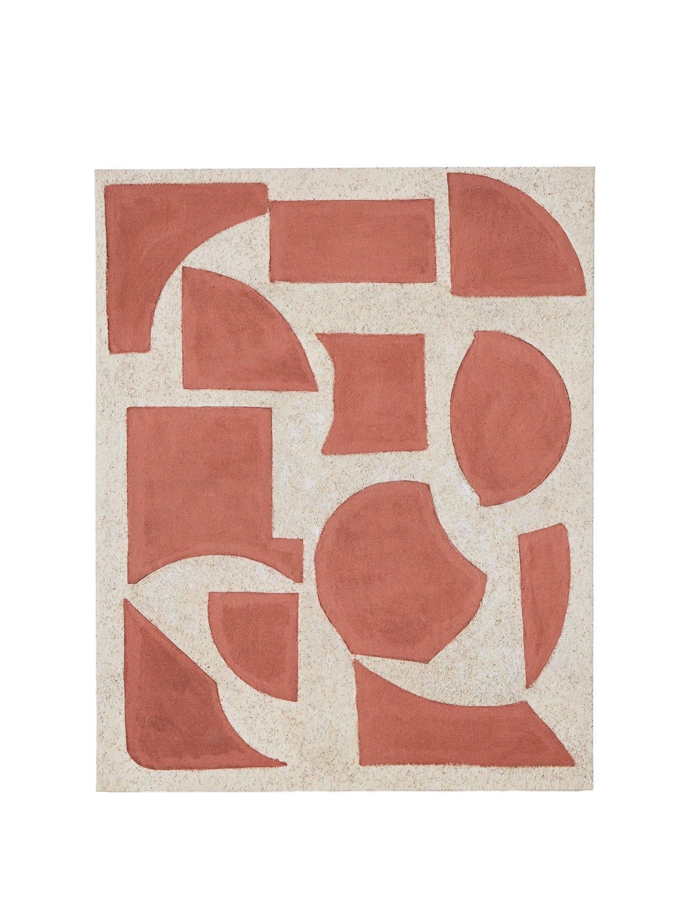  image of very-home-abstract-printed-canvas-with-hand-touch-80x100cm