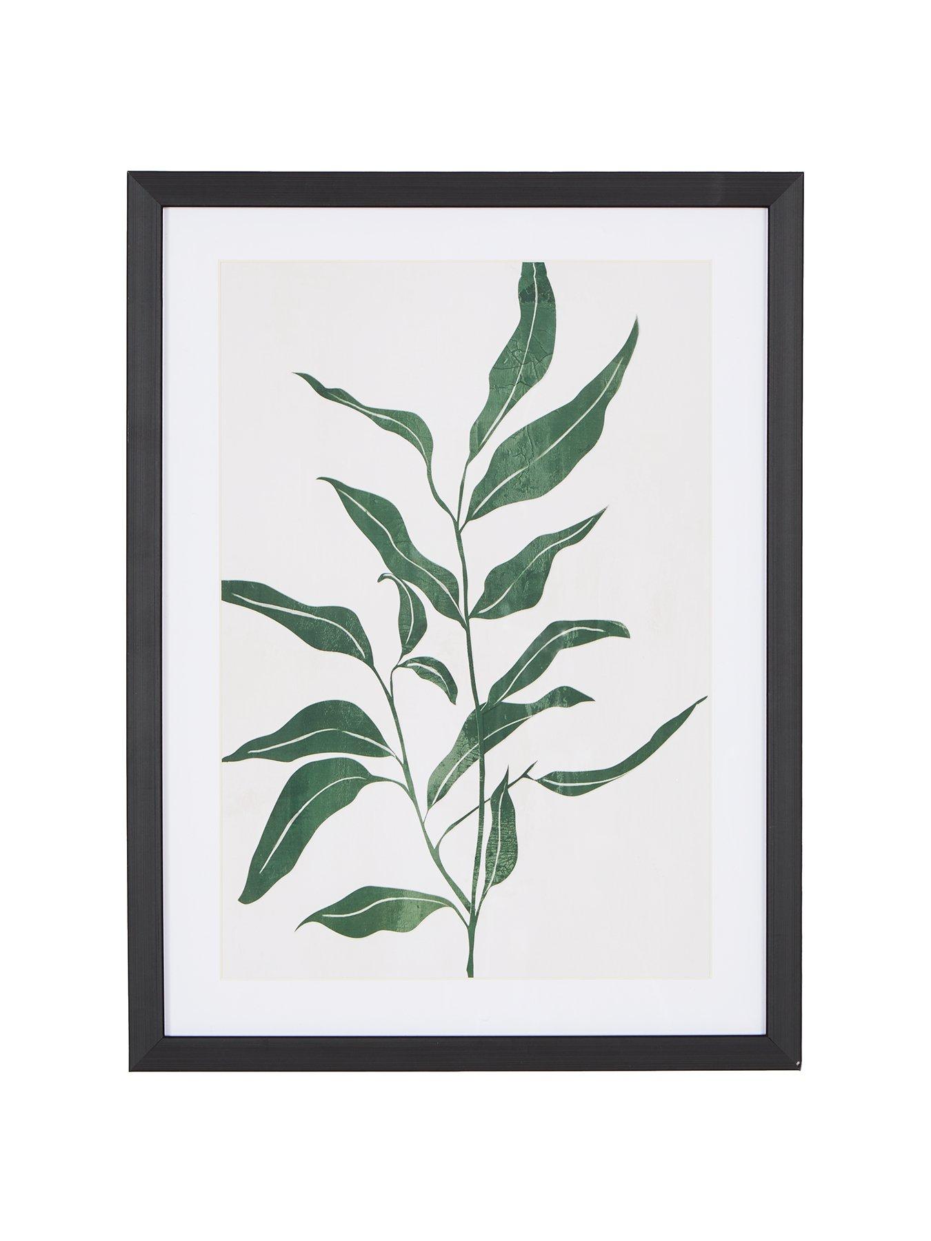 Very Home Leaf Framed Art Print
