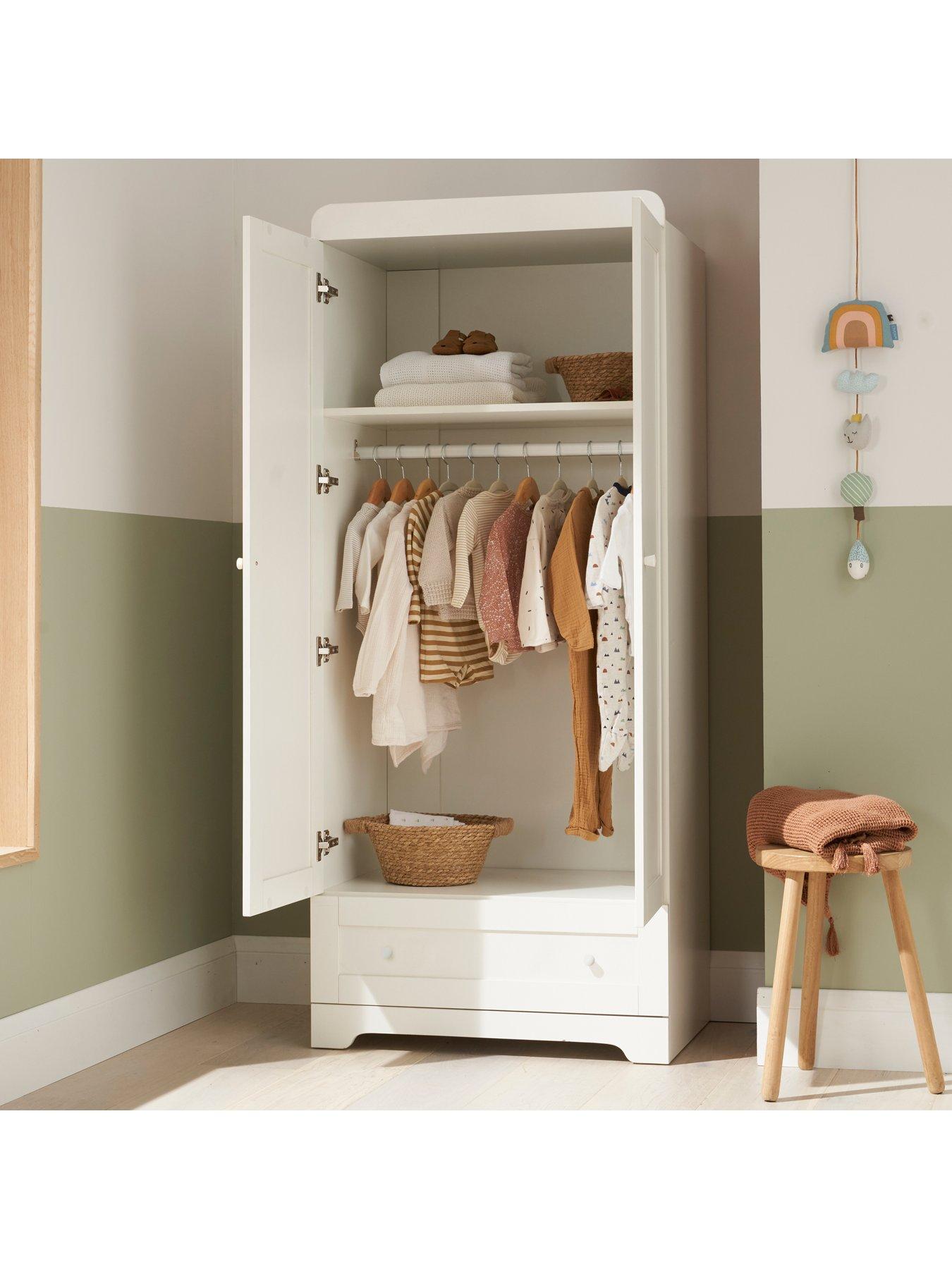 Image 5 of 7 of Tutti Bambini Rio 5 Piece Furniture Set - White (Cot Bed, Cot Top Changer, Sprung Mattress, Chest Changer, Wardrobe)