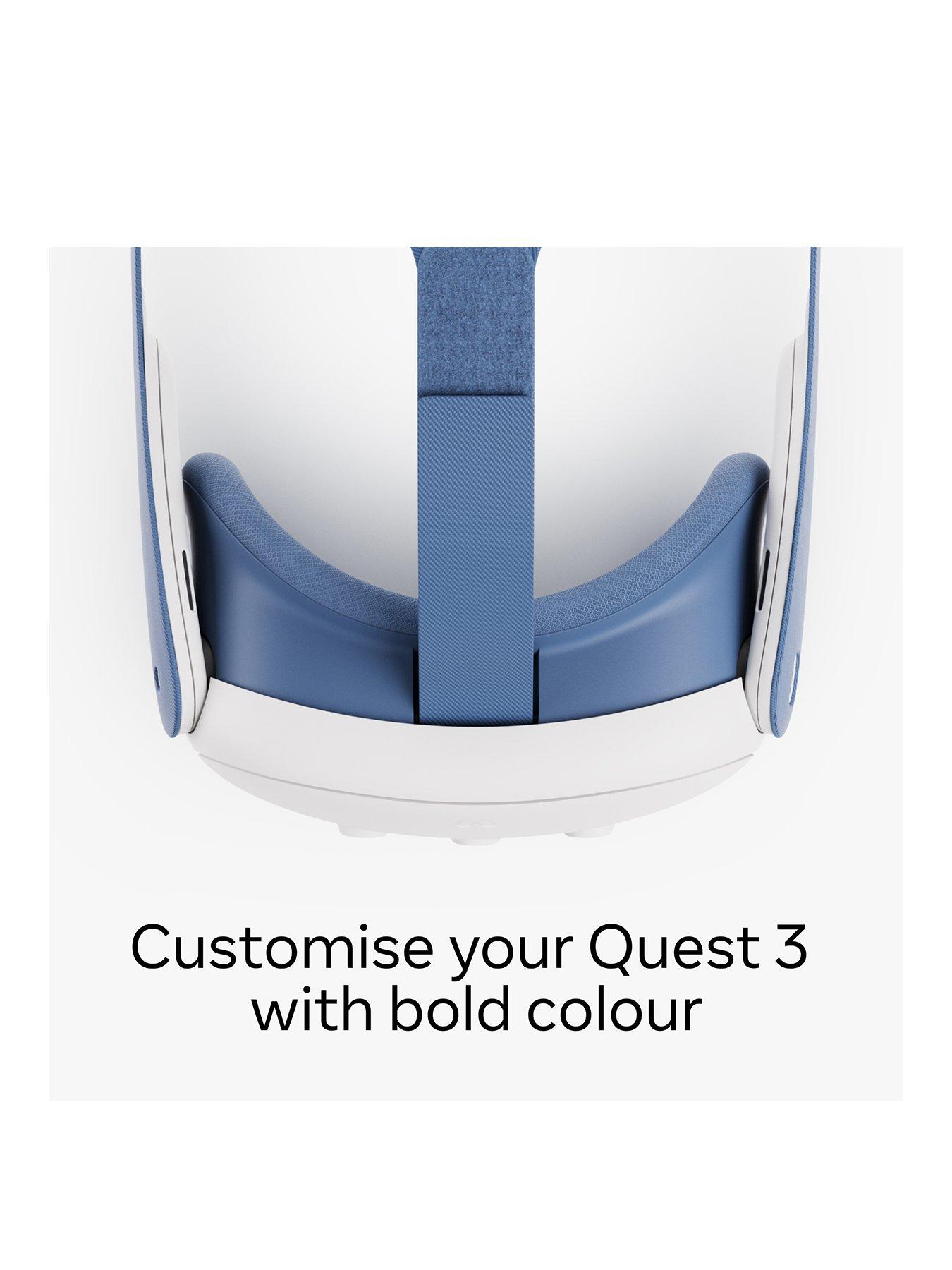  image of meta-quest-3-facial-interface-amp-head-strap-elemental-blue