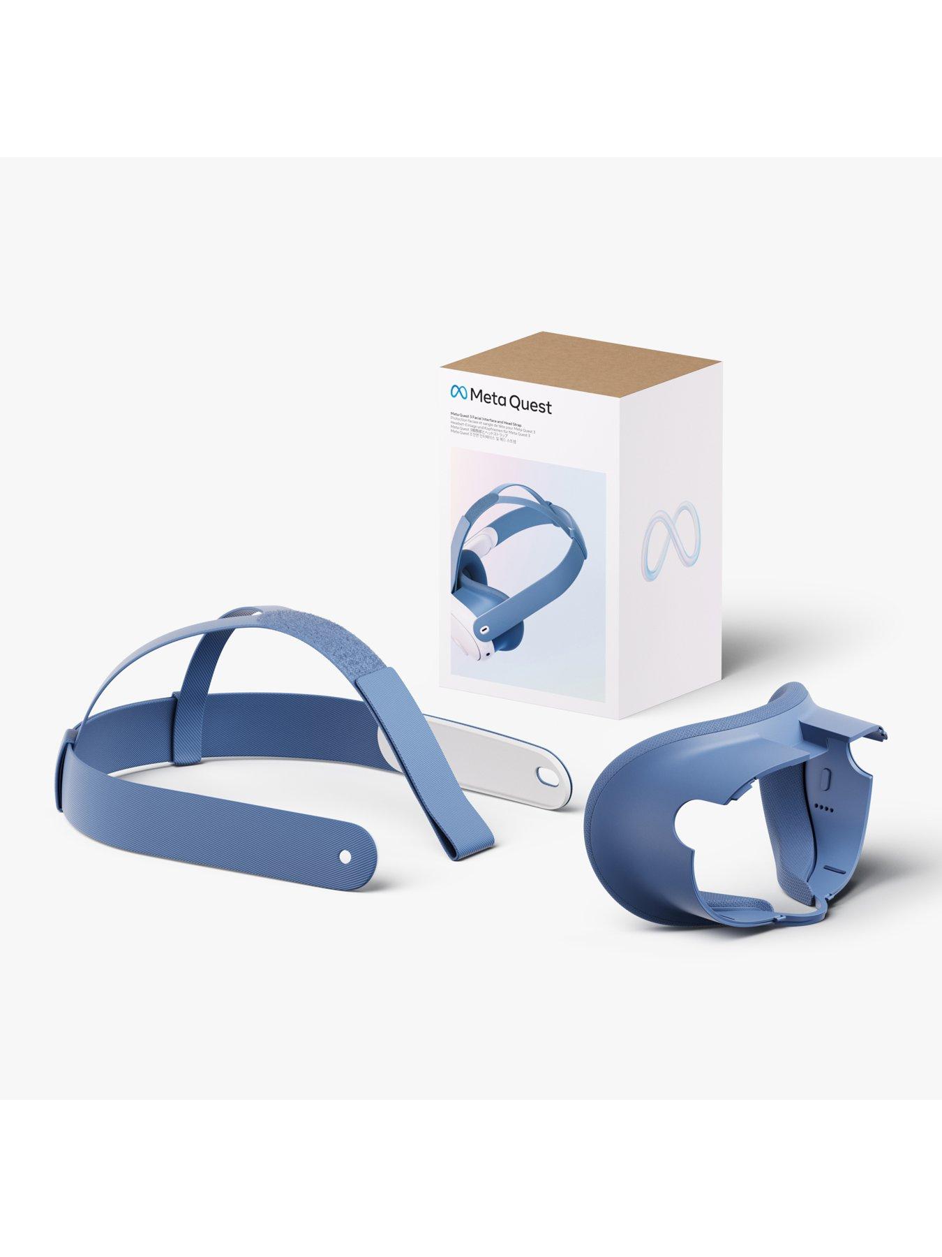  image of meta-quest-3-facial-interface-amp-head-strap-elemental-blue