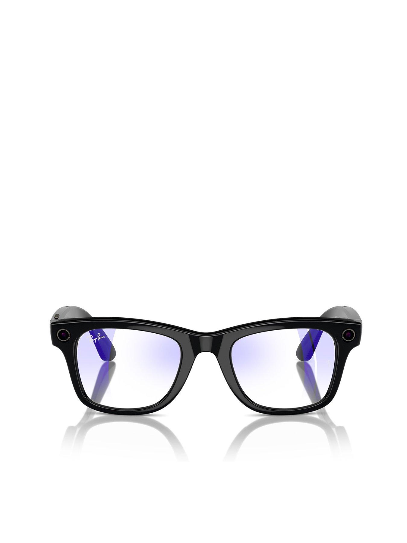 Rayban - Meta Ray-Ban, Meta Wayfarer (Standard) Smart Glasses - Shiny Black,  Clear