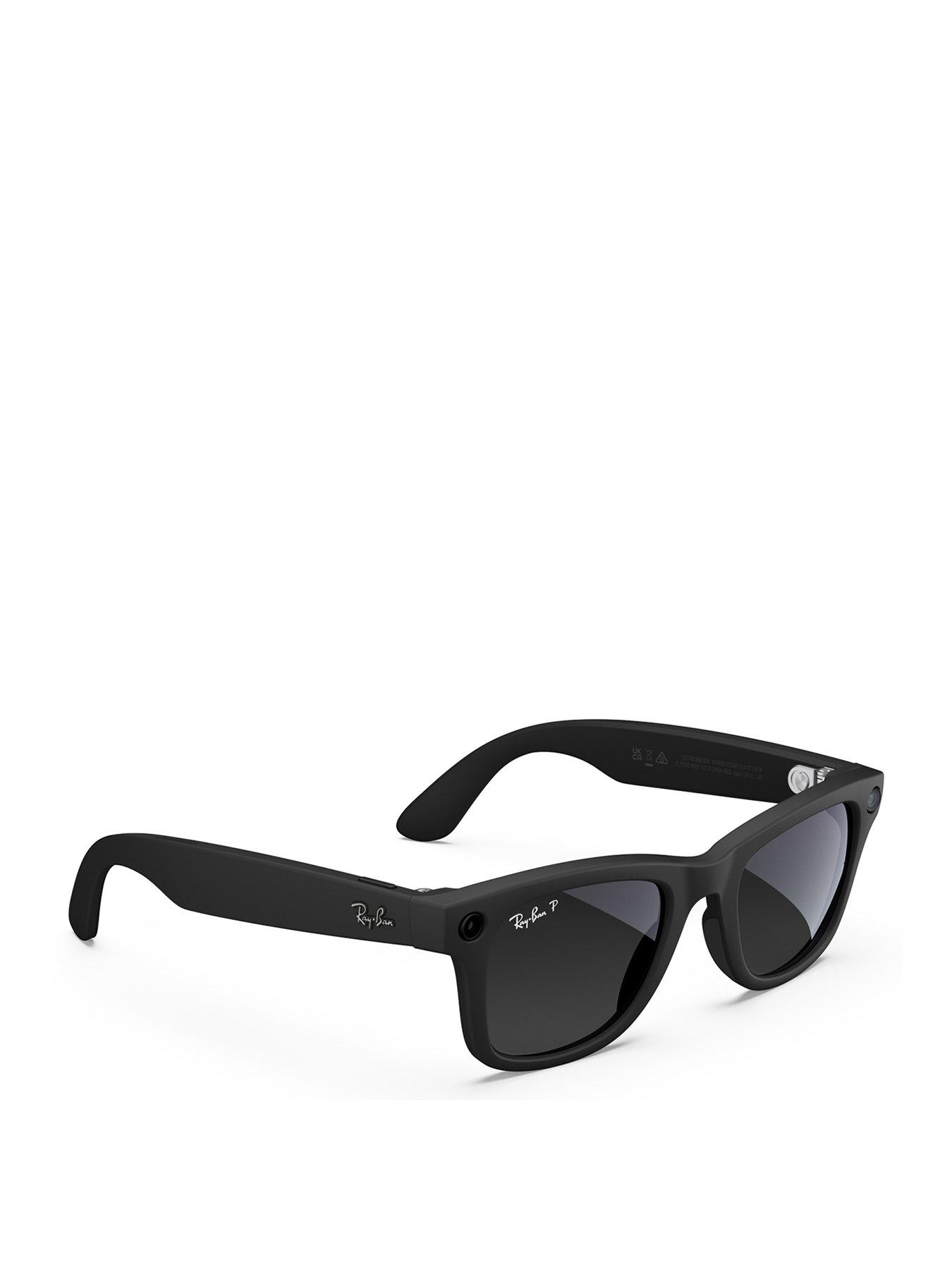 Image 2 of 8 of Ray-Ban Meta Wayfarer Glasses - Matte Black, Polarised Gradient Graphite