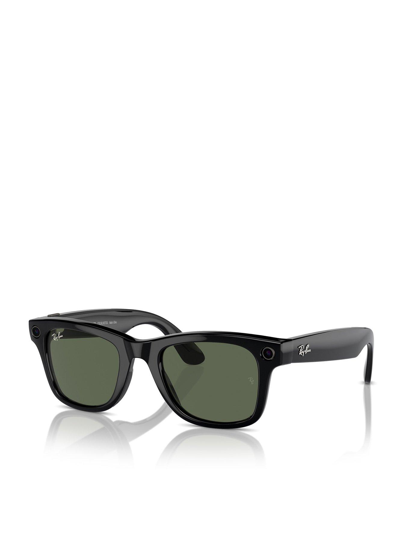  image of ray-ban-meta-wayfarer-largenbspsmart-glasses--nbspshiny-black-plano-g15nbspgreen