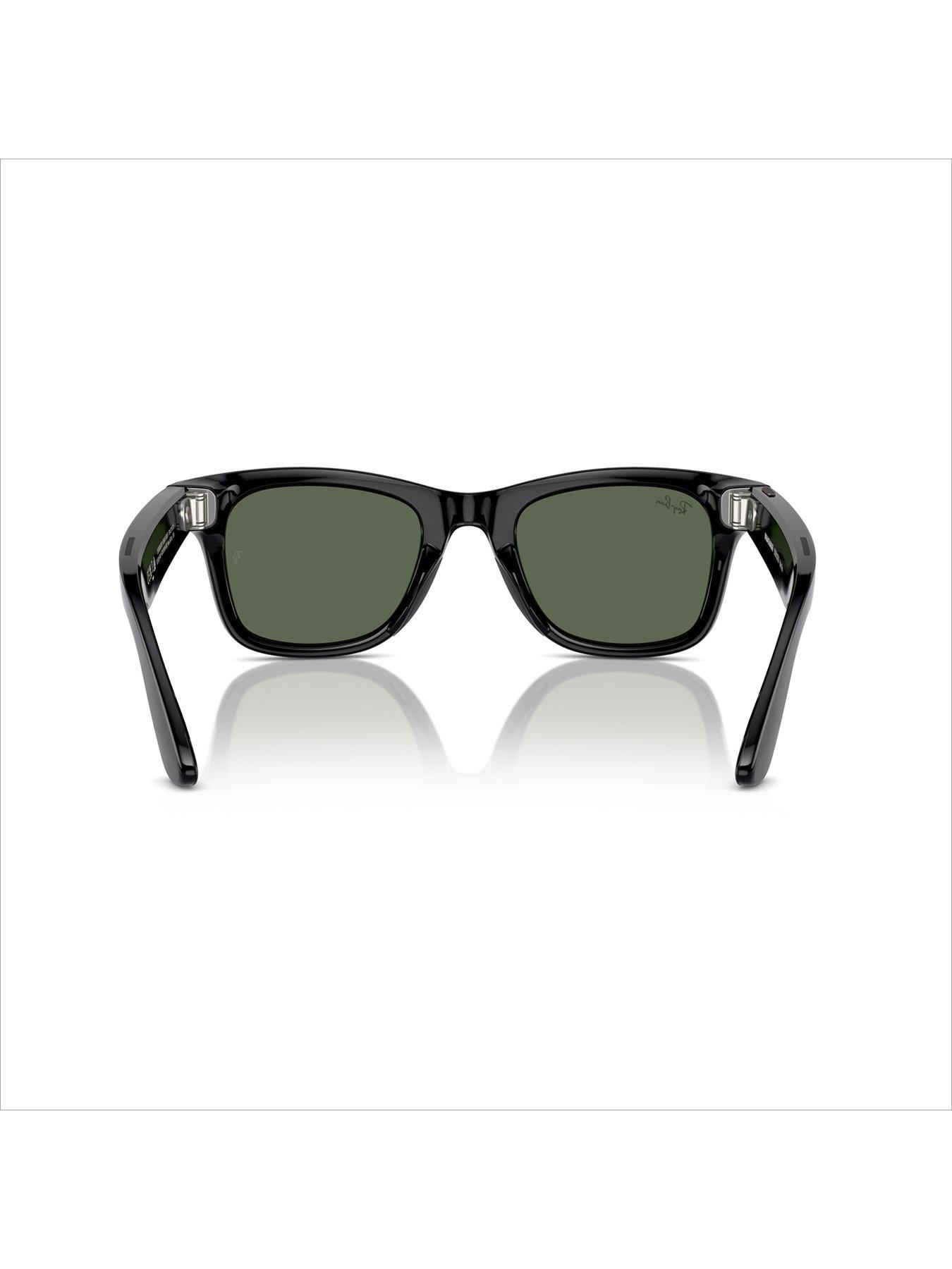  image of ray-ban-meta-wayfarer-largenbspsmart-glasses--nbspshiny-black-plano-g15nbspgreen