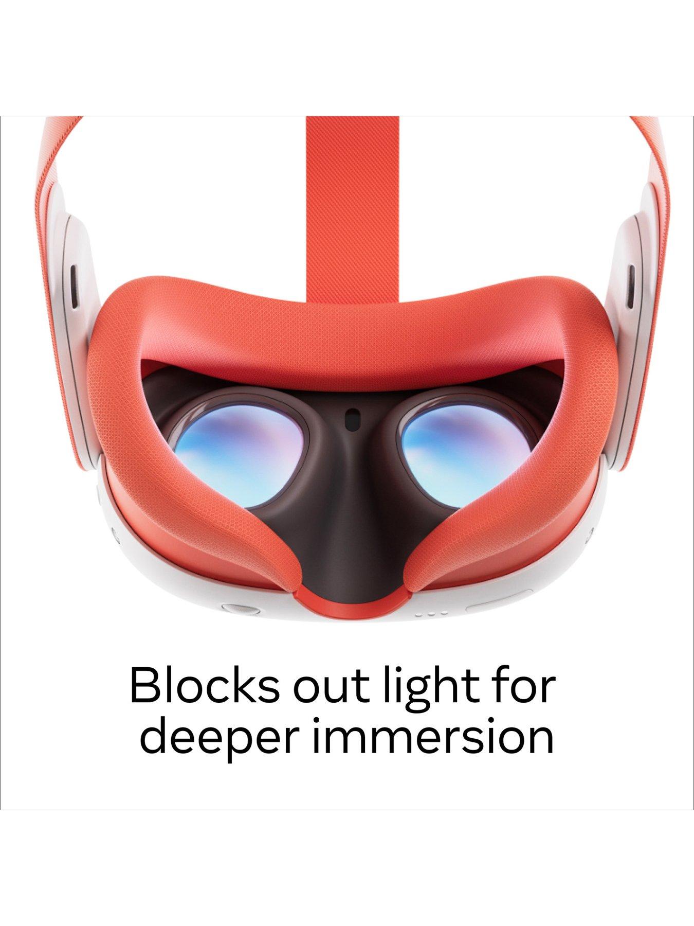  image of meta-quest-3-facial-interface-amp-head-strap-blood-orange