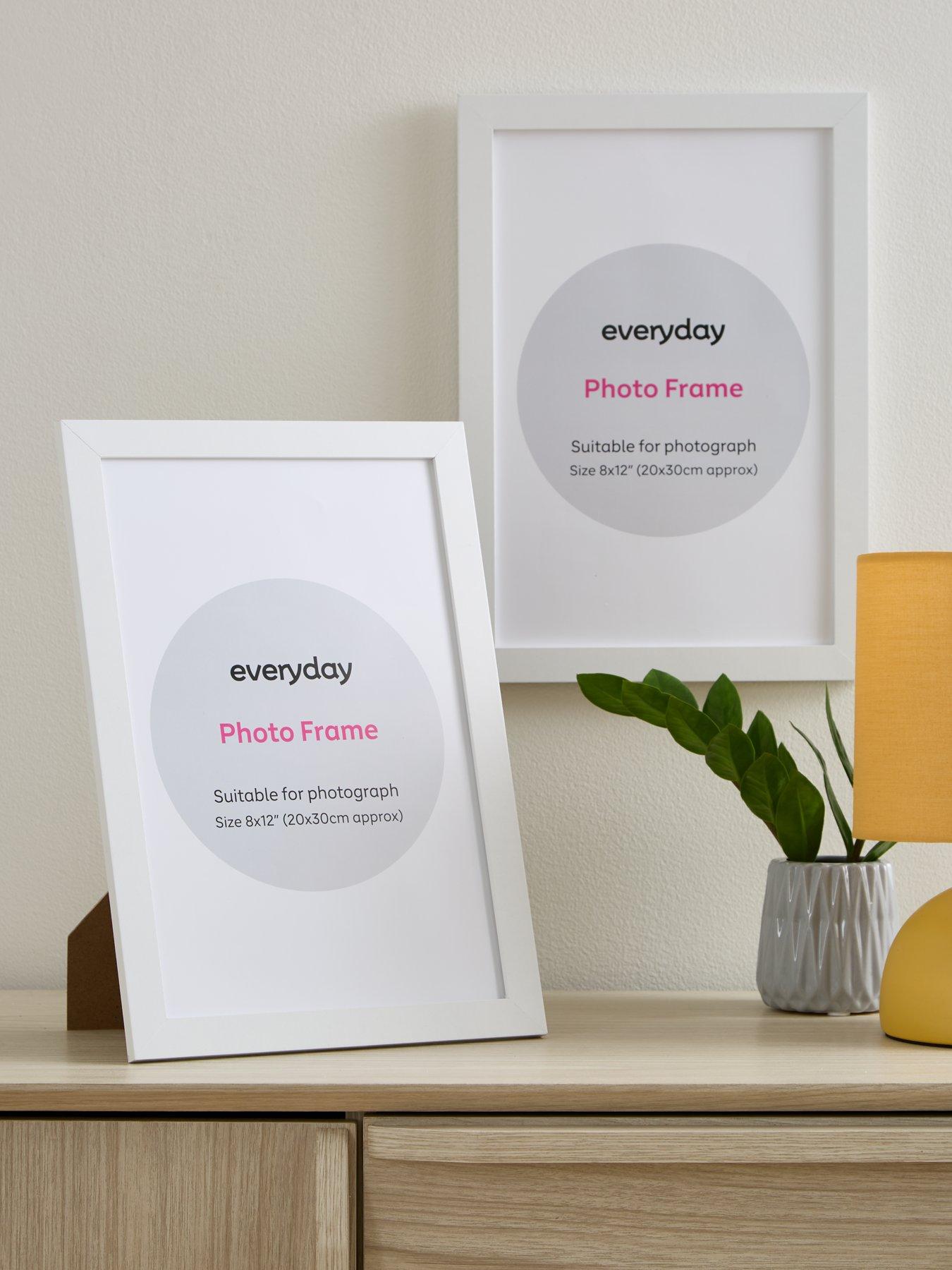 The Very Collection Set of 2 Photo Frames - White 8x12inch