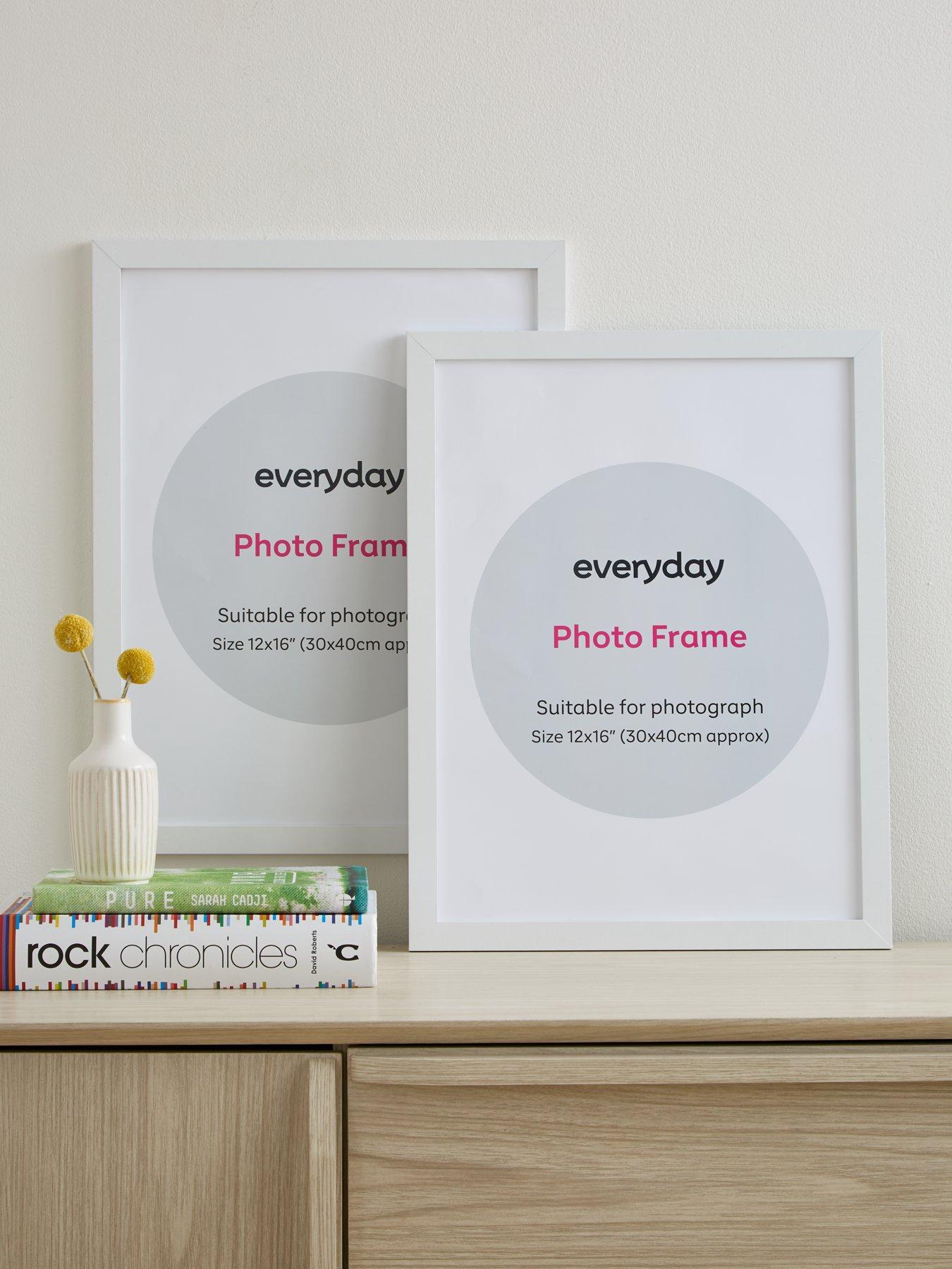 The Very Collection Set of 2 Photo Frames - White 12x16inch