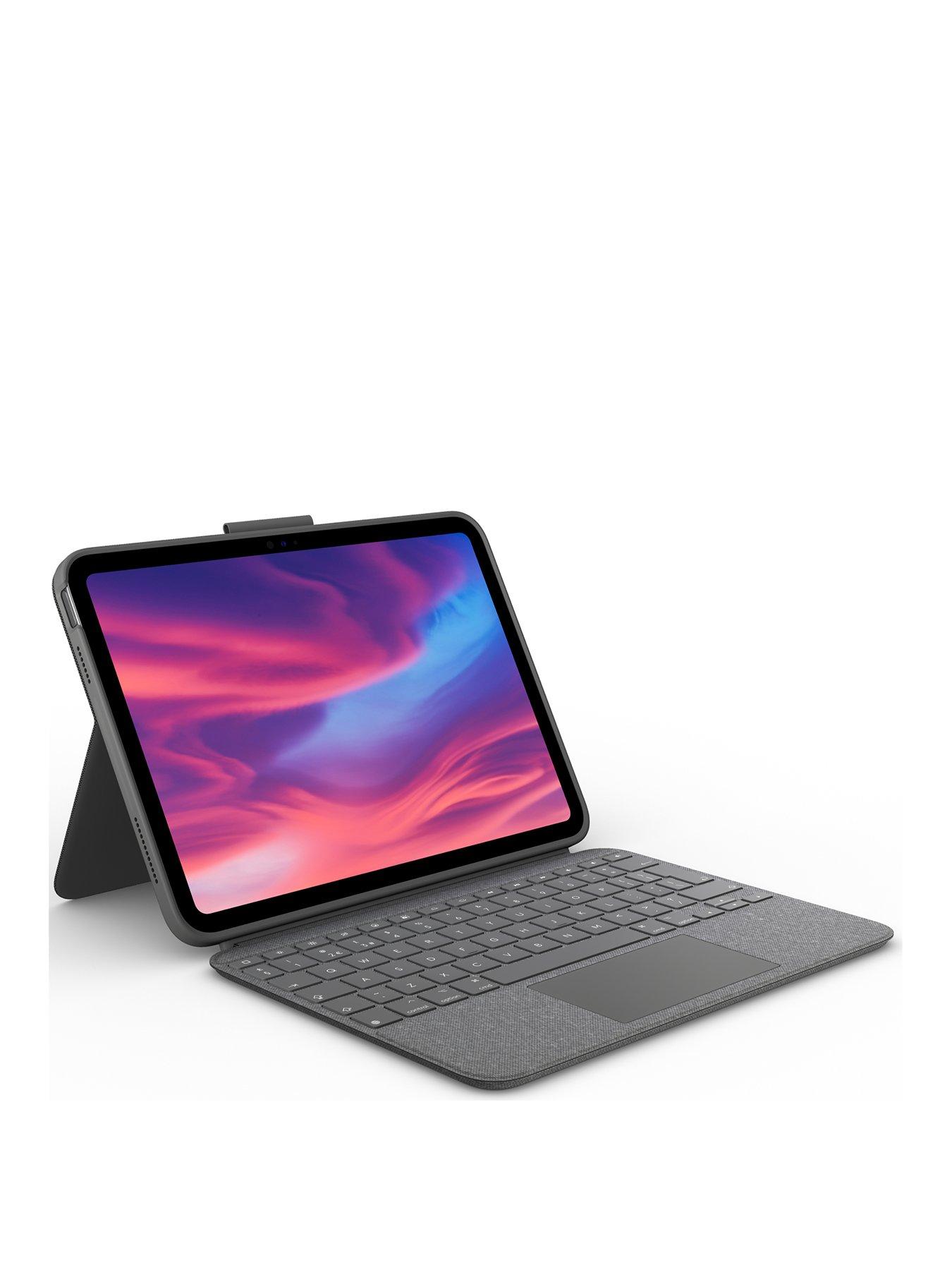 Logitech Combo Touch Keyboard Trackpad Case for iPad (10th Gen) - Graphite