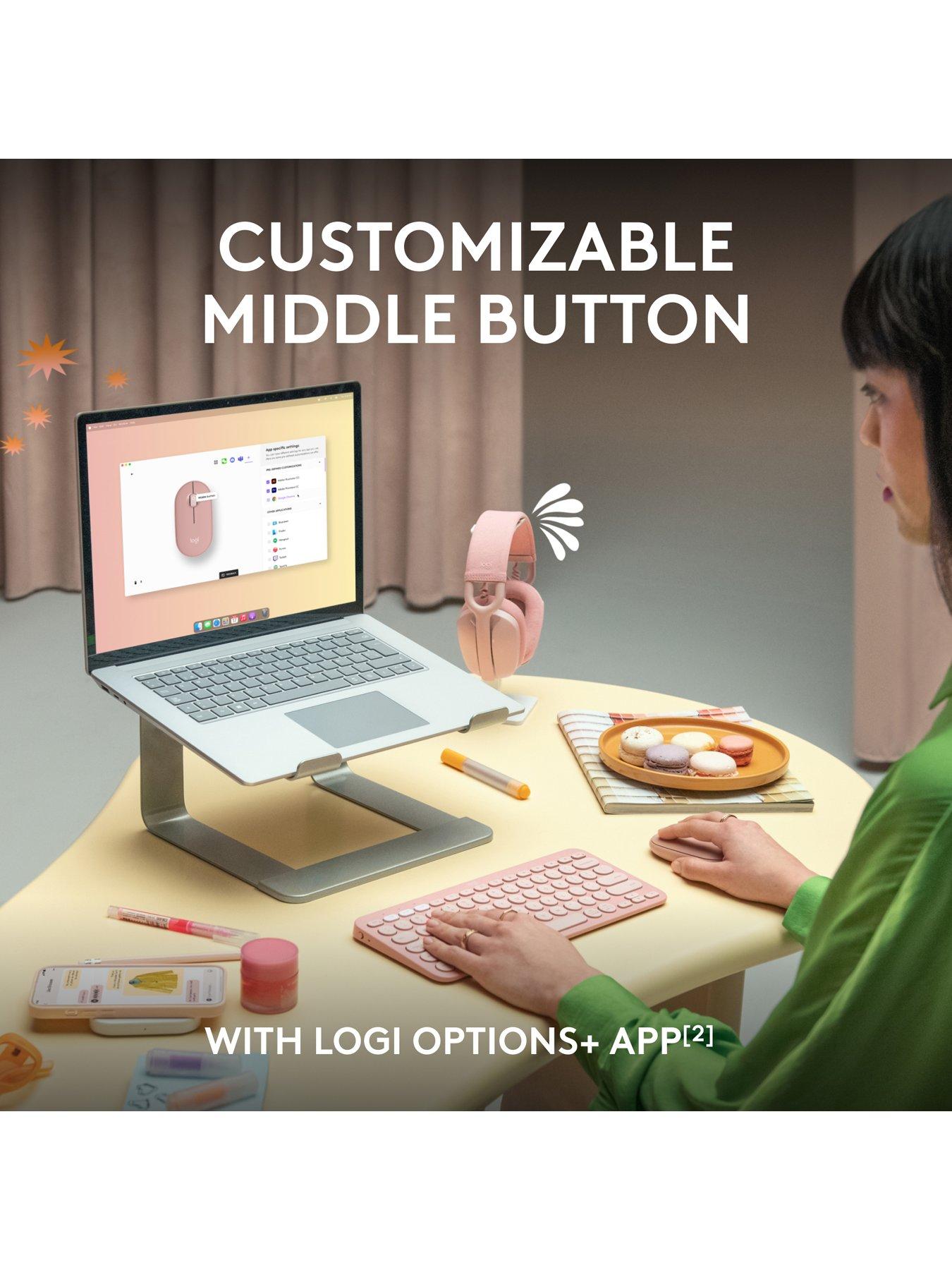  image of logitech-pebble-mouse-2-m350s-slim-bluetooth-wireless-mouse-lightweight-quiet-clicks-off-white