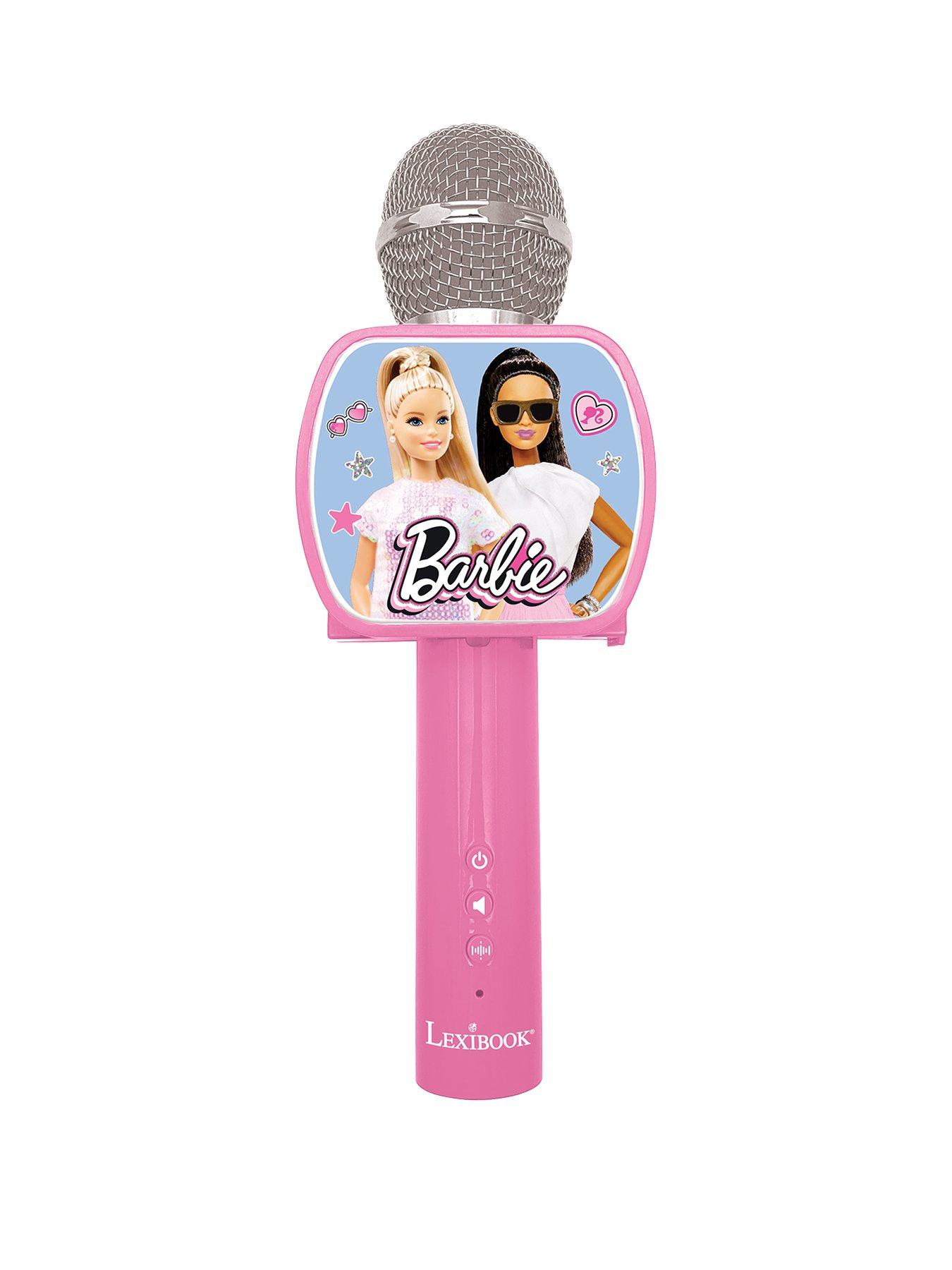 Barbie Karaoke Bluetooth Microphone with speaker, voice changer and