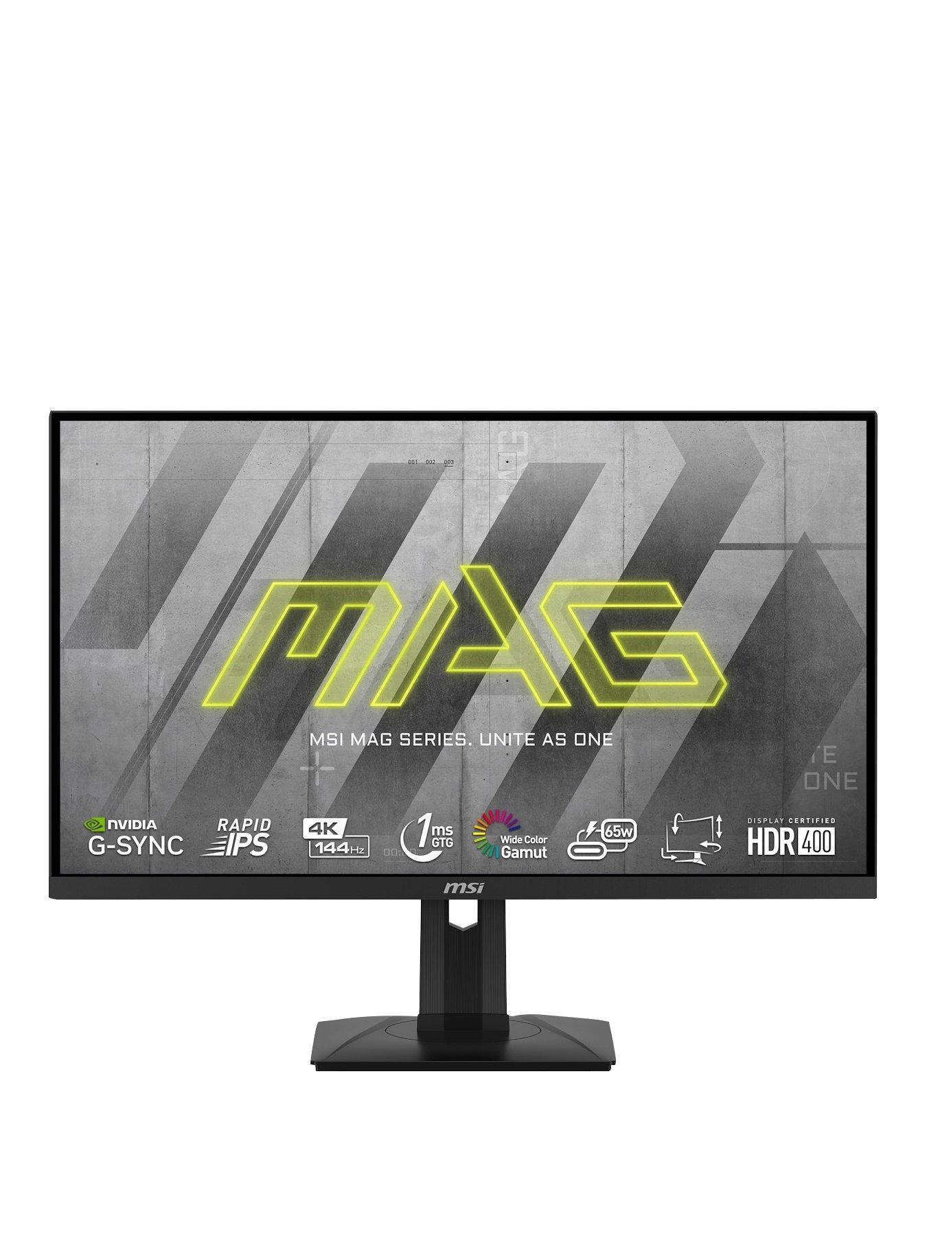 MSI MAG 274UPF 27, 4K UHD, 144Hz, Rapid IPS, AMD Freesync Premium Console  Gaming Monitor