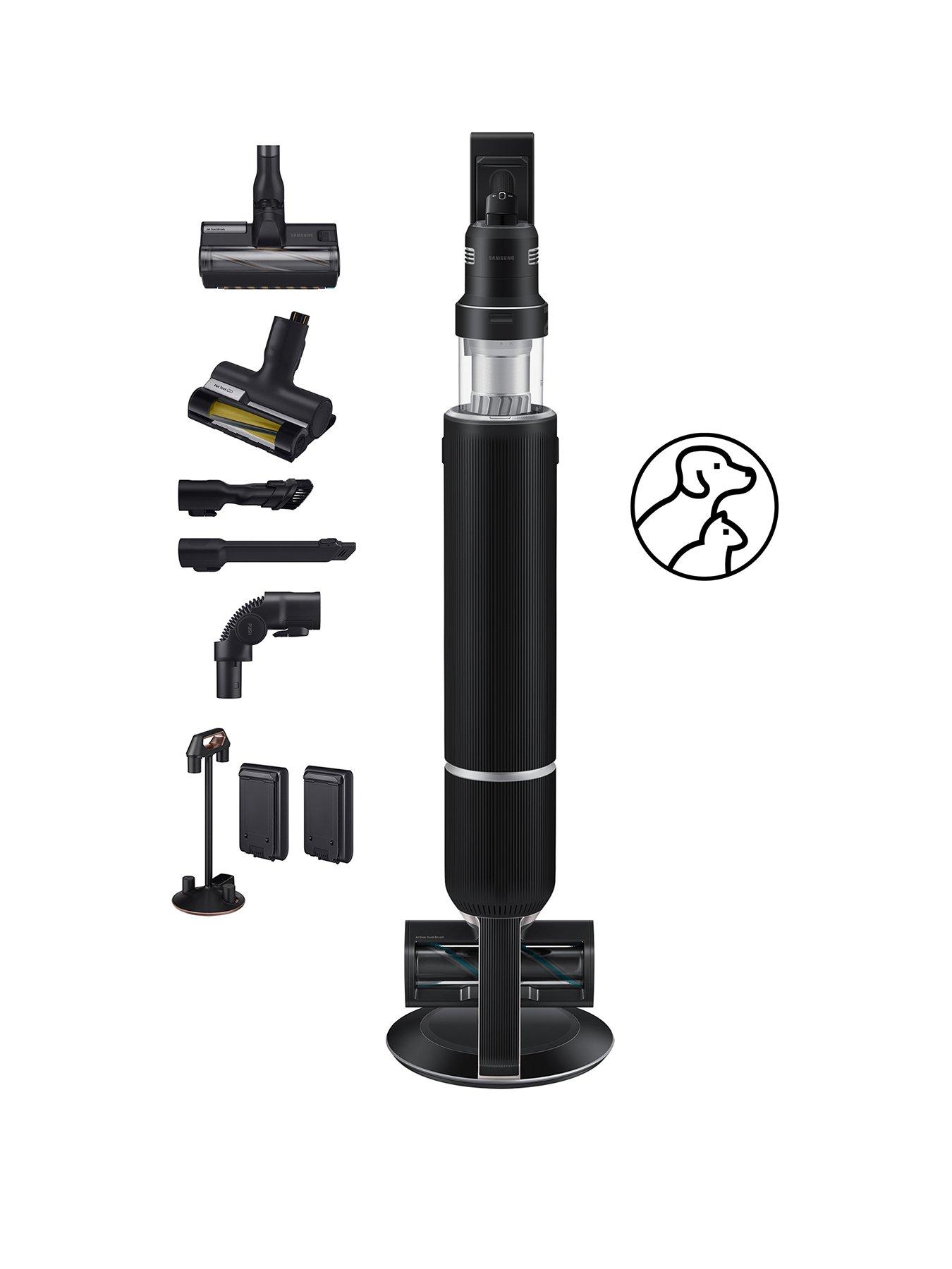 Image 1 of 8 of Samsung Bespoke Jet AI Max 280W Cordless Vacuum Cleaner with All-in-One Clean Station - Satin Black