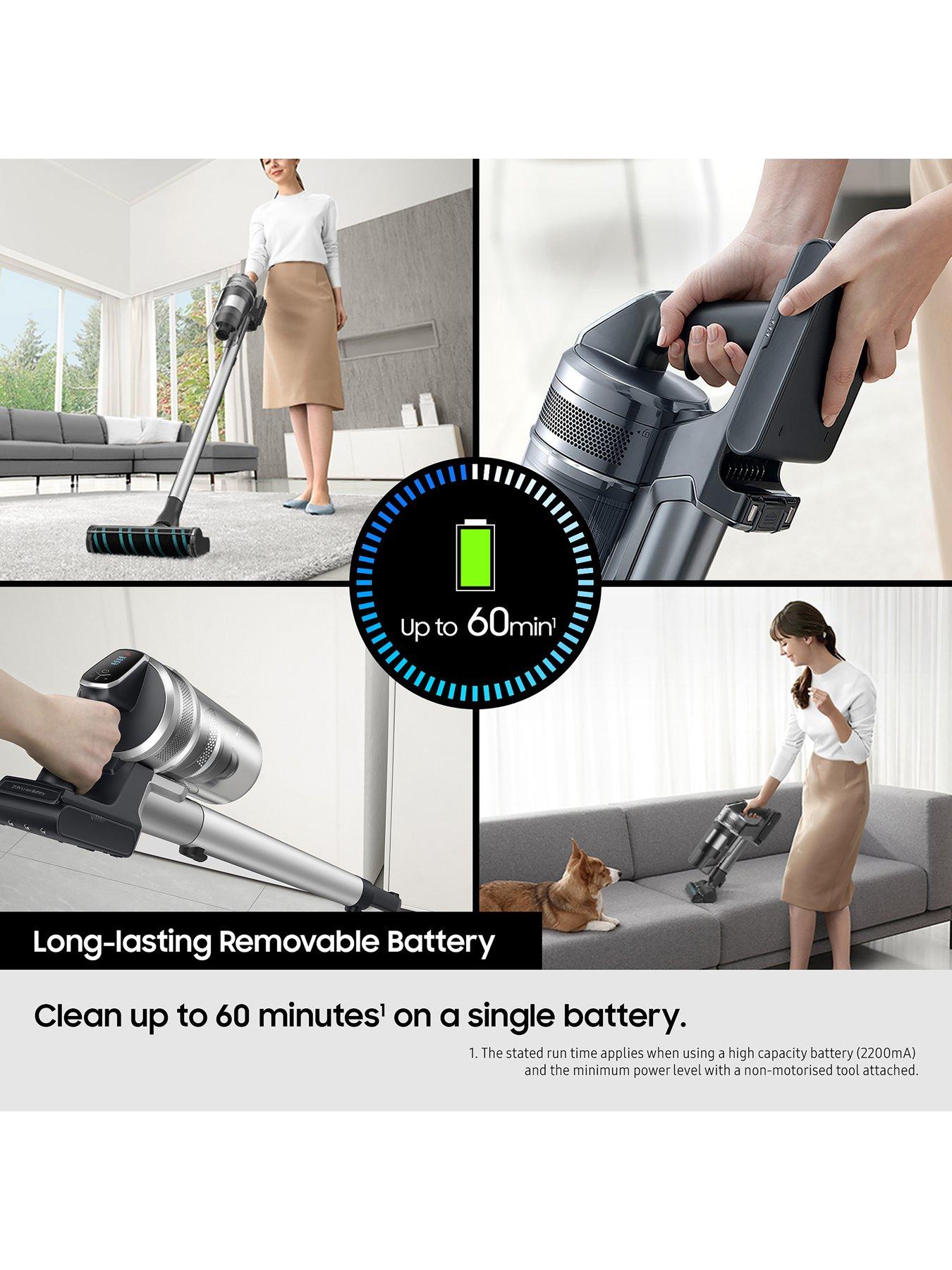  image of samsung-jet-85-pet-max-210w-cordless-vacuum-cleaner-with-pet-tool-woody-green
