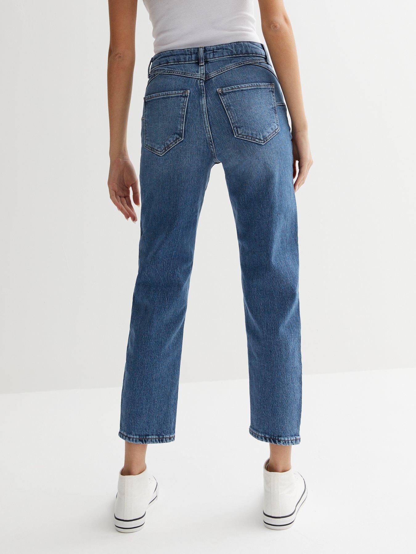 Tori Jeans Fit Guide, High Waisted Mom Jeans