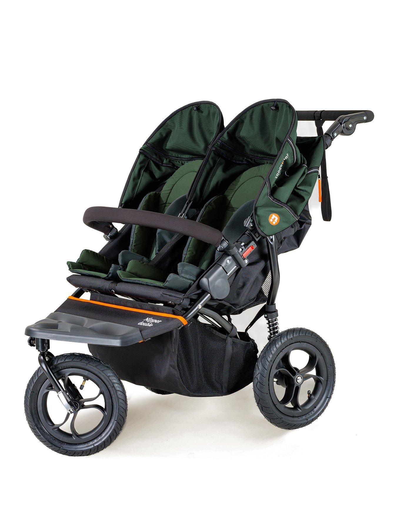 Image 3 of 8 of Out n About Nipper Double V5 Pushchair - Sycamore Green