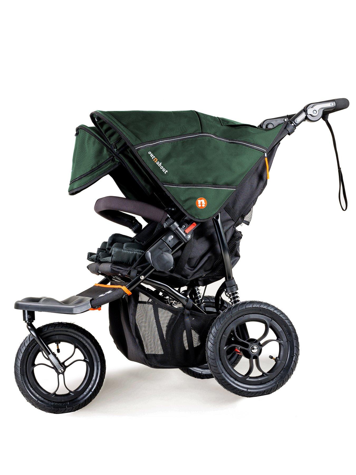 Image 4 of 8 of Out n About Nipper Double V5 Pushchair - Sycamore Green