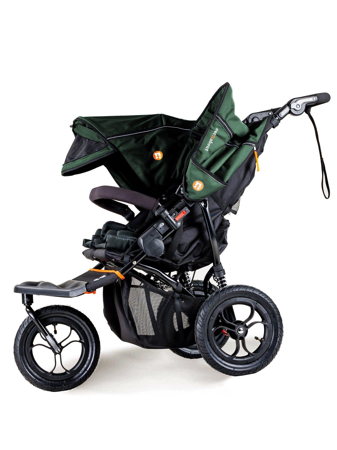 Image 5 of 8 of Out n About Nipper Double V5 Pushchair - Sycamore Green
