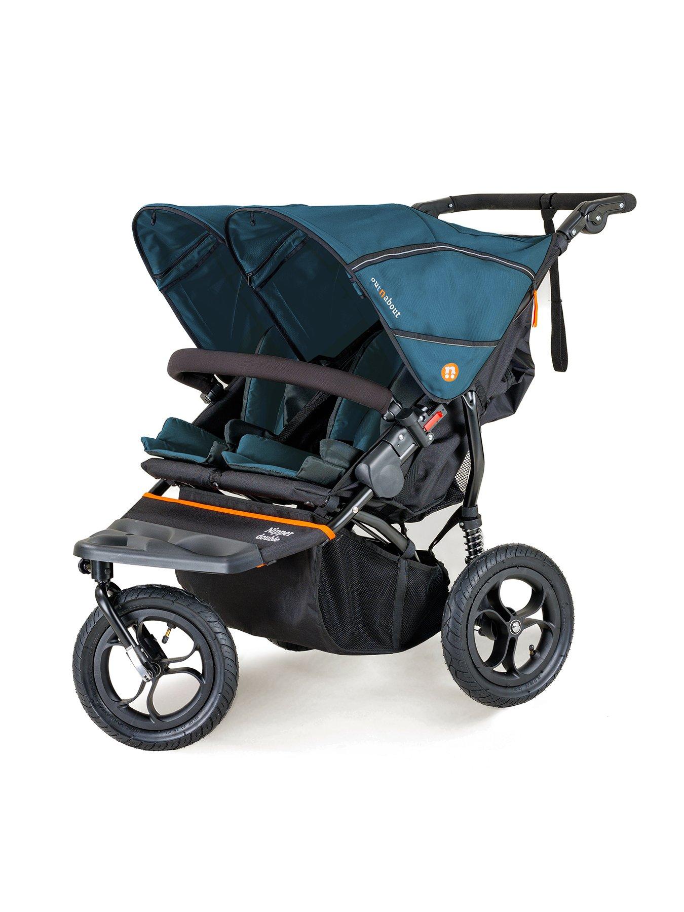 undefined Nipper Double V5 Pushchair - Highland Blue