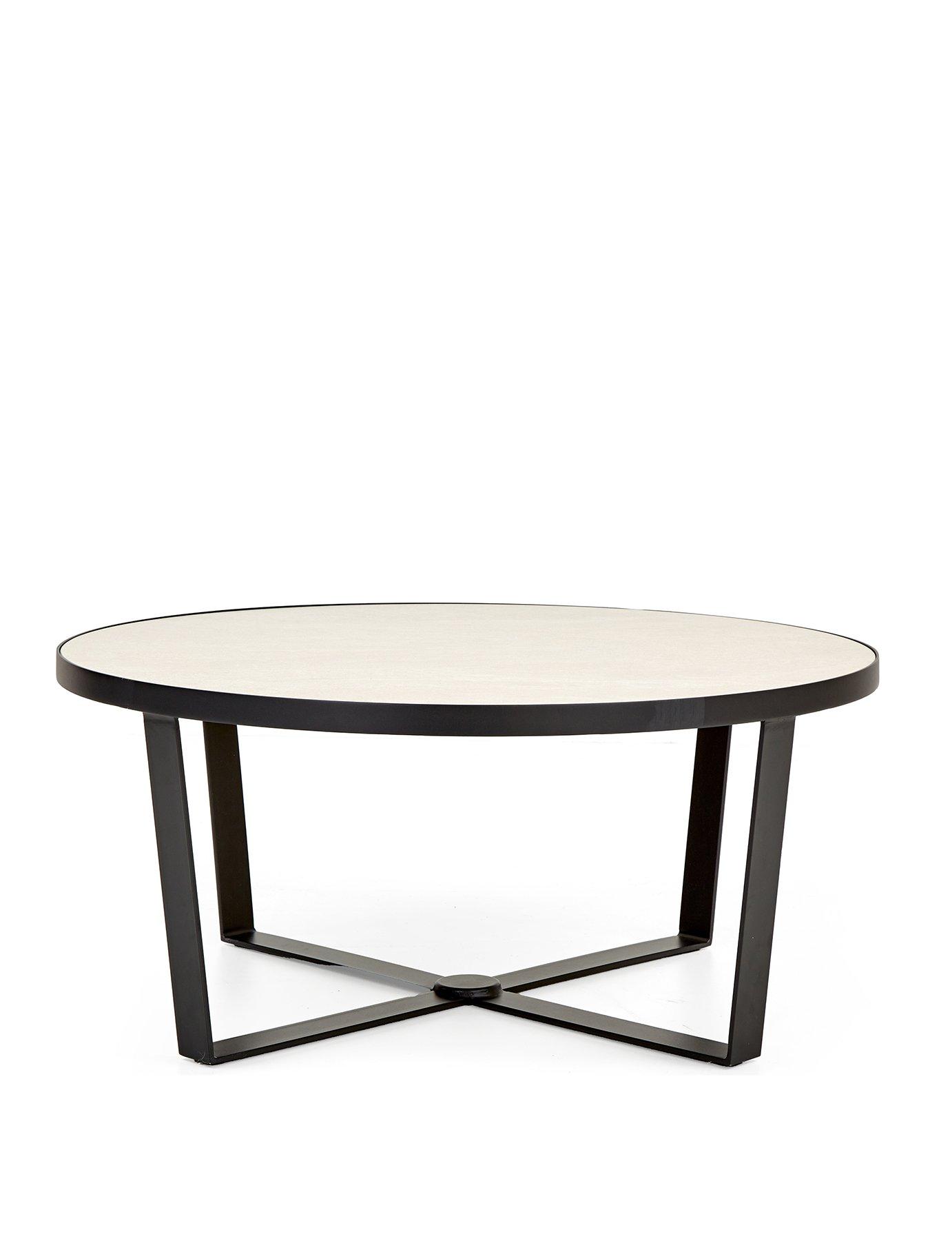  image of michelle-keegan-home-cortes-ceramic-top-coffee-table