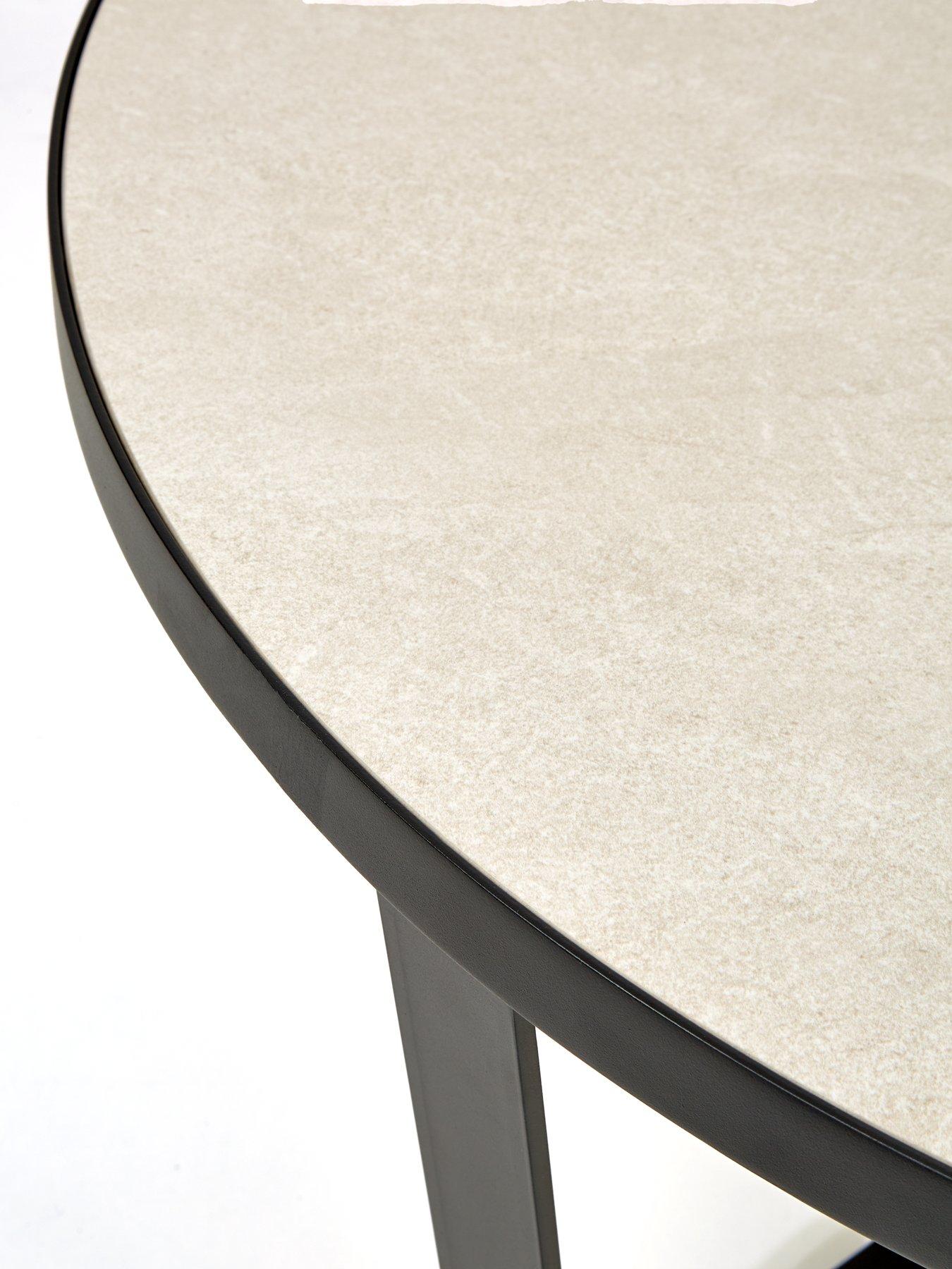  image of michelle-keegan-home-cortes-ceramic-top-coffee-table