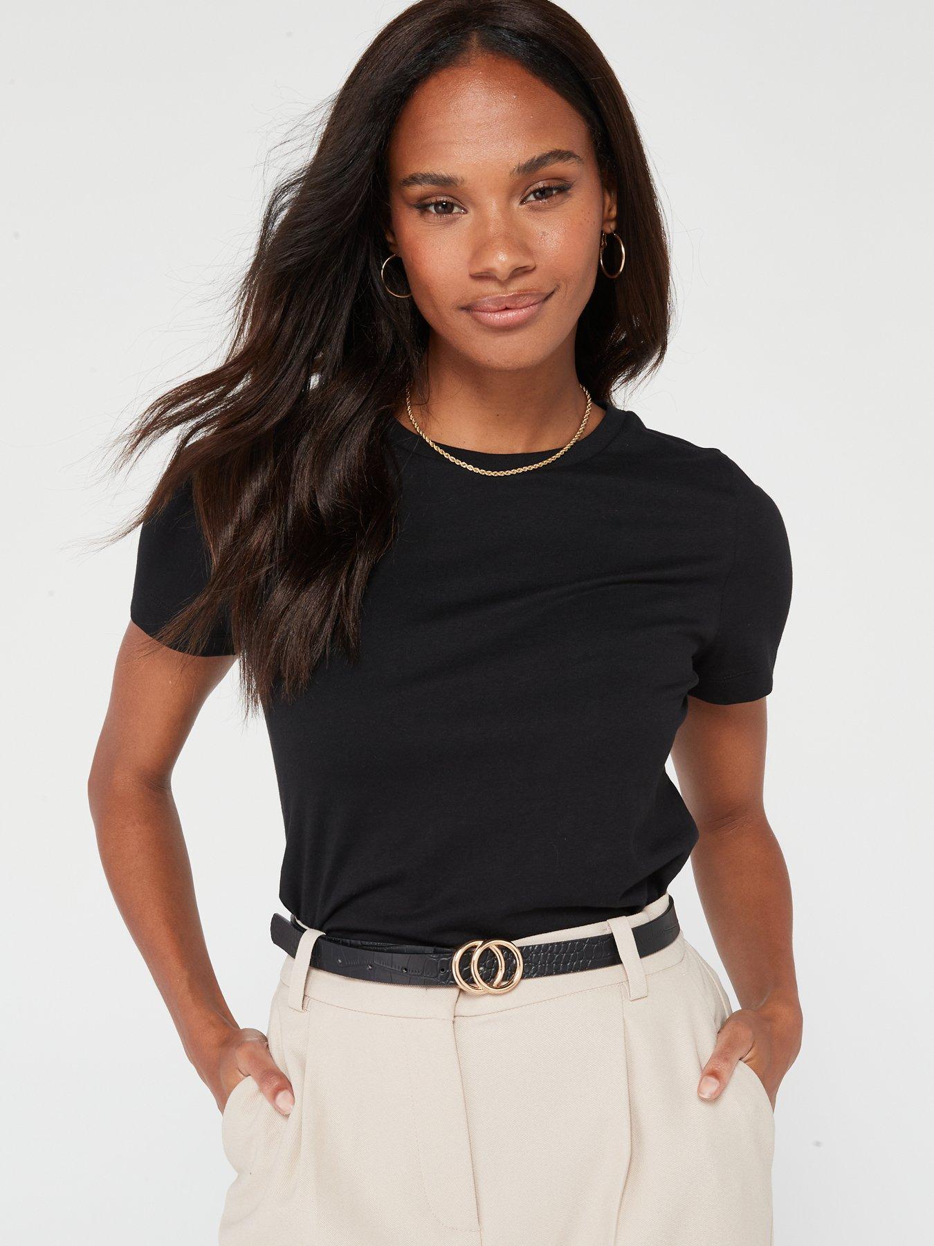 undefined The Essential Crew Neck T-Shirt - Black