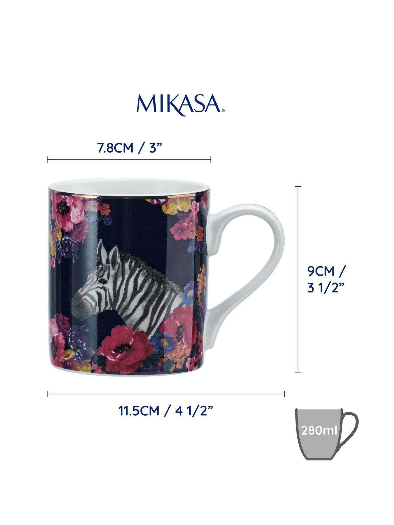  image of mikasa-wild-at-heart-mug-ndash-zebra