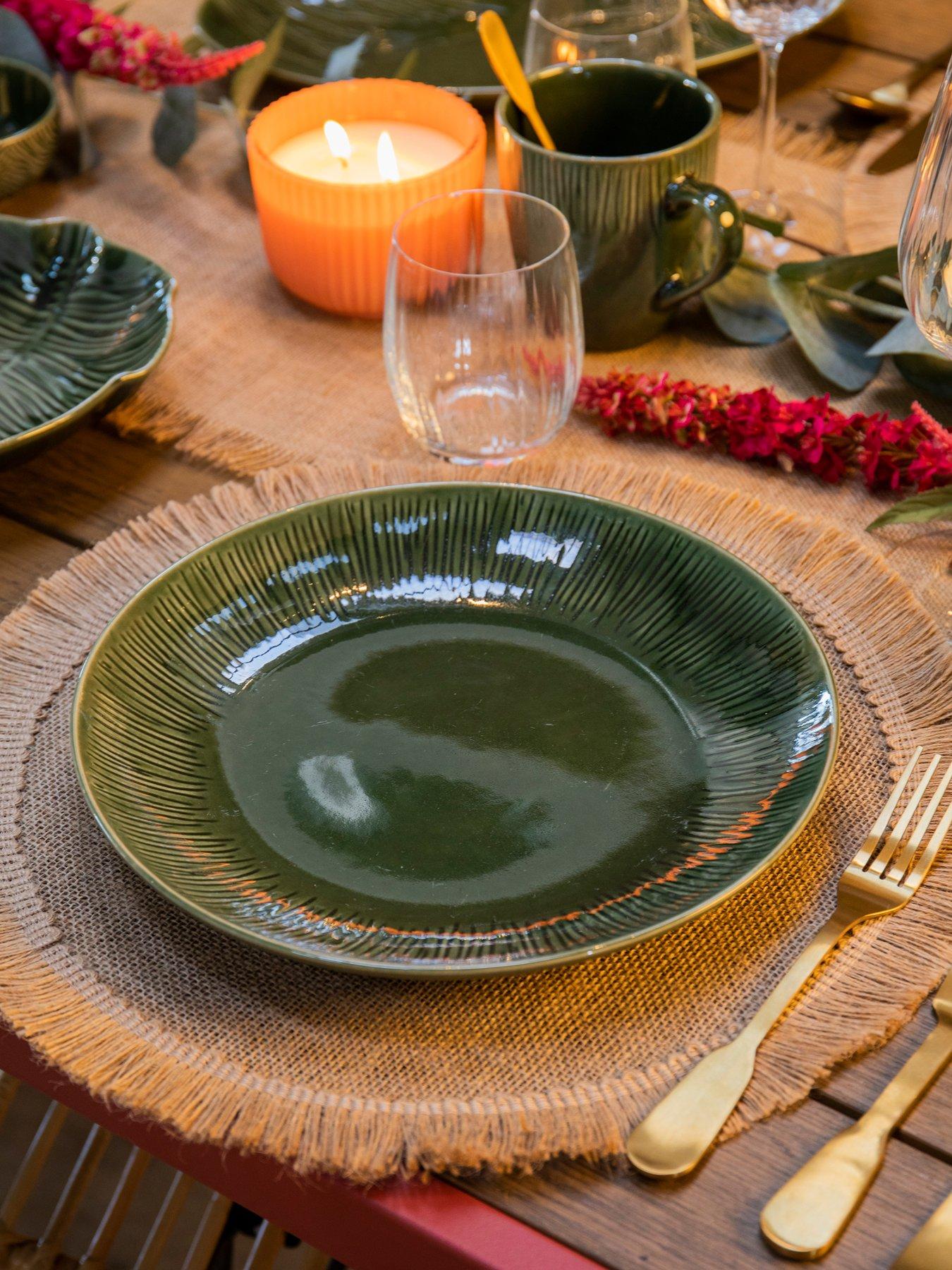  image of mikasa-mk-round-placemat-set-of-4-hessian