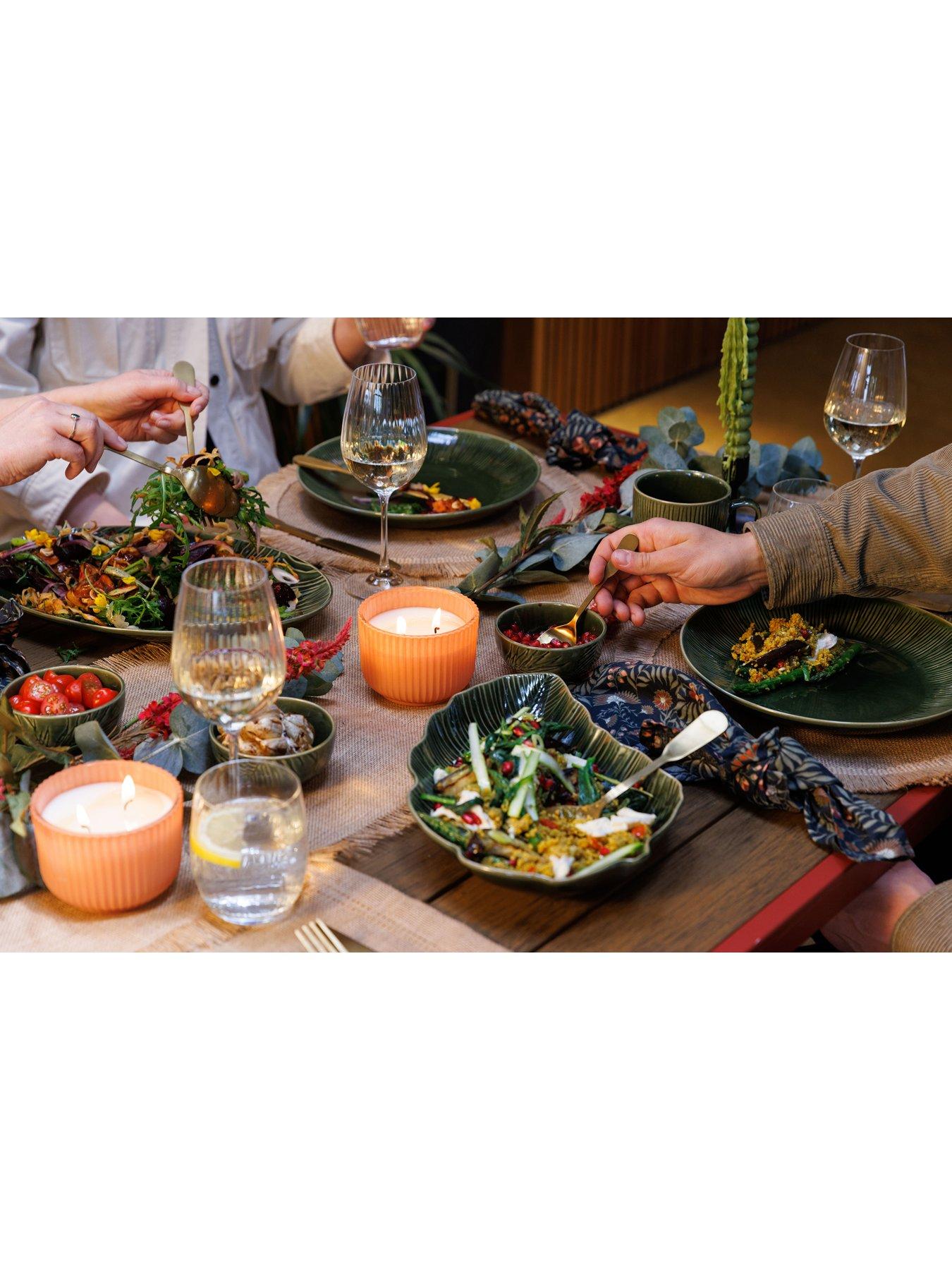  image of mikasa-mk-jute-frayed-table-runner