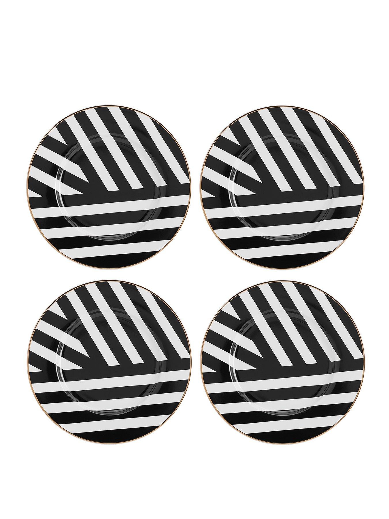  image of mikasa-luxe-deco-set-of-4-side-plates