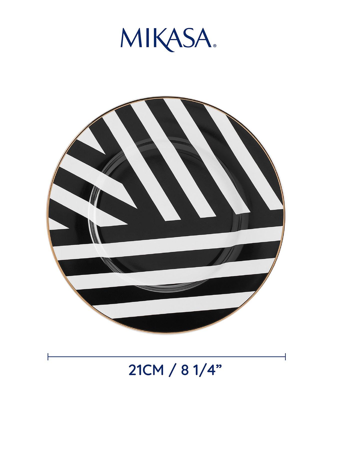  image of mikasa-luxe-deco-set-of-4-side-plates
