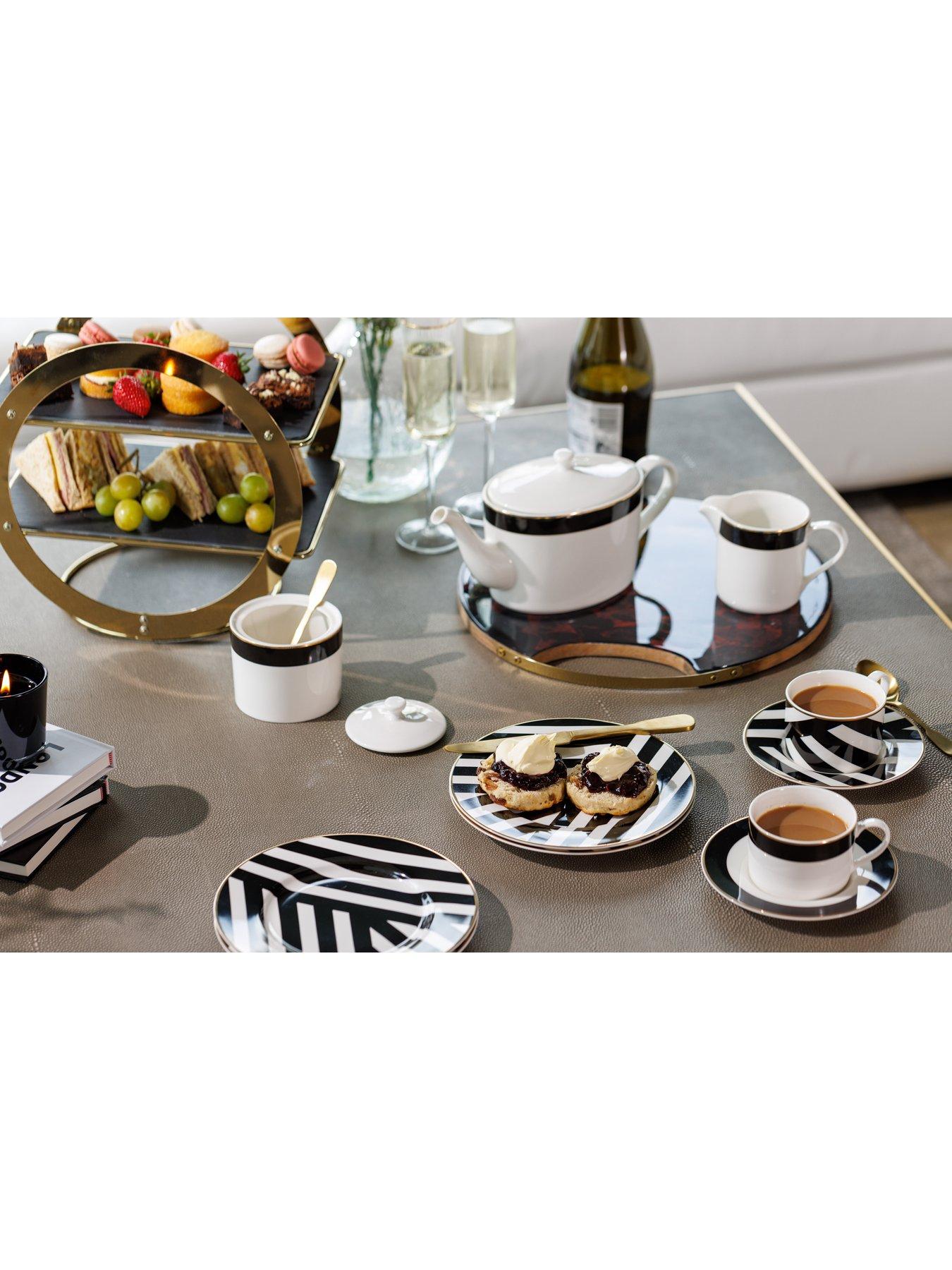  image of mikasa-luxe-deco-sugar-pot-and-creamer-set