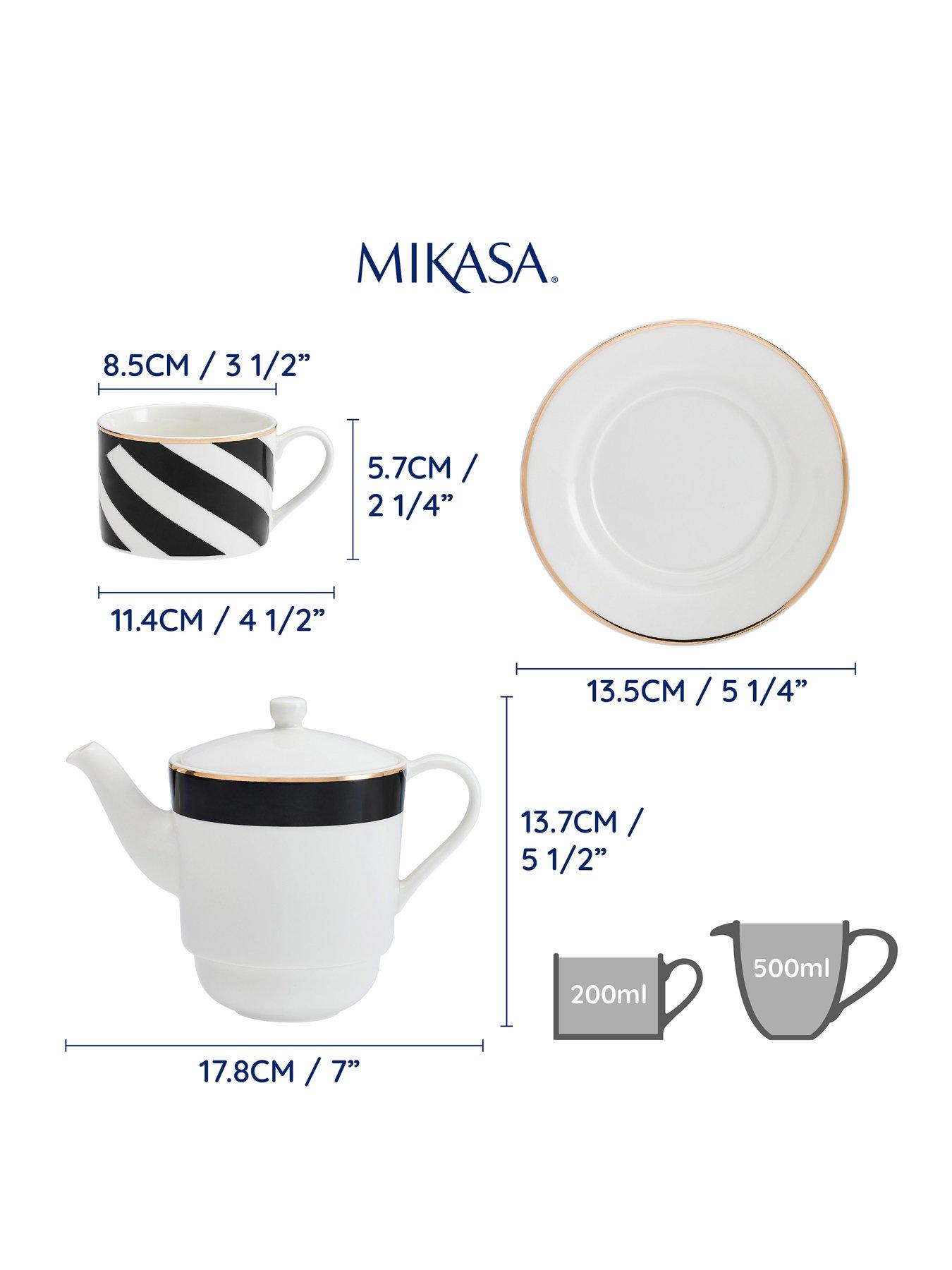  image of mikasa-luxe-deco-tea-for-one-set