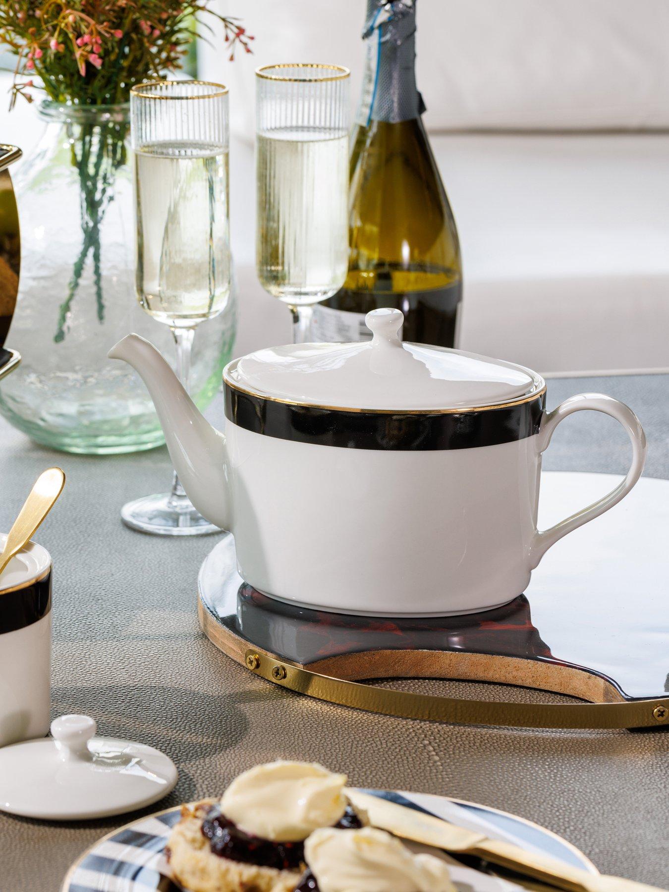  image of mikasa-luxe-deco-china-teapot