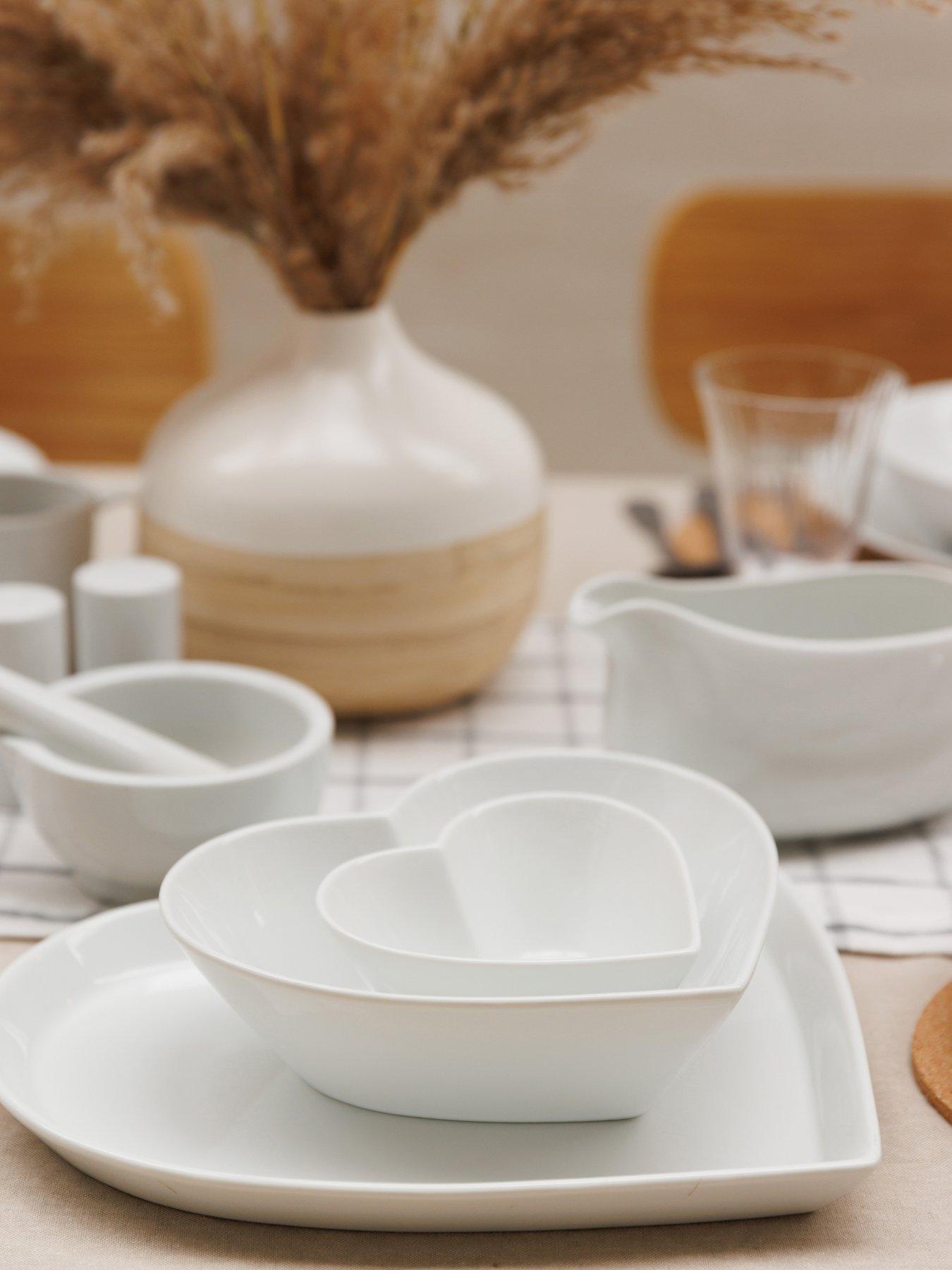  image of mikasa-chalk-small-heart-shaped-serving-bowl