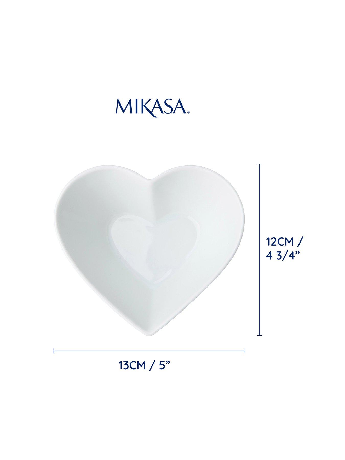  image of mikasa-chalk-small-heart-shaped-serving-bowl