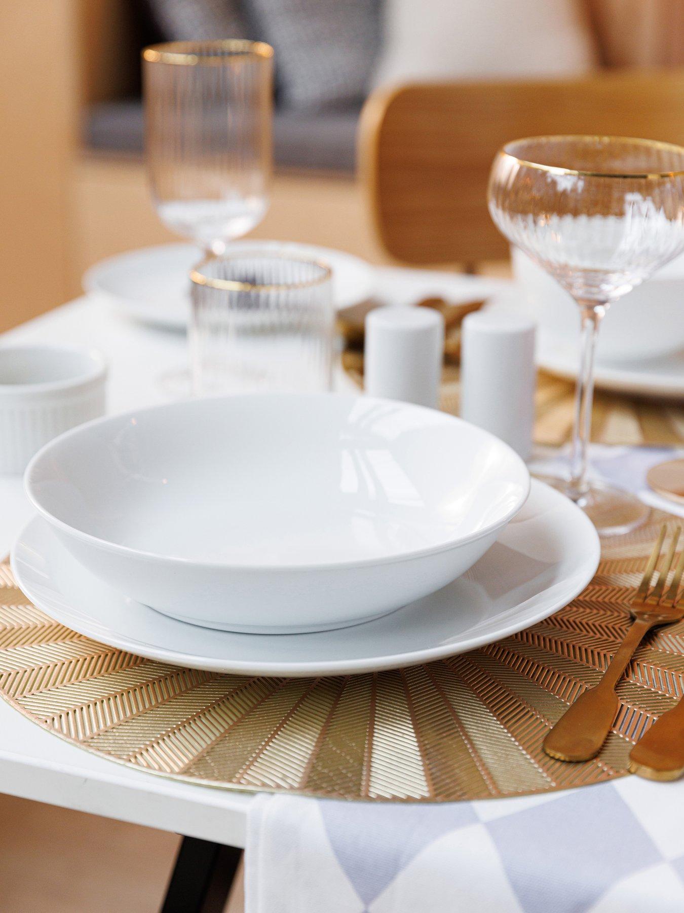 undefined Chalk Set of 4 Pasta Bowls