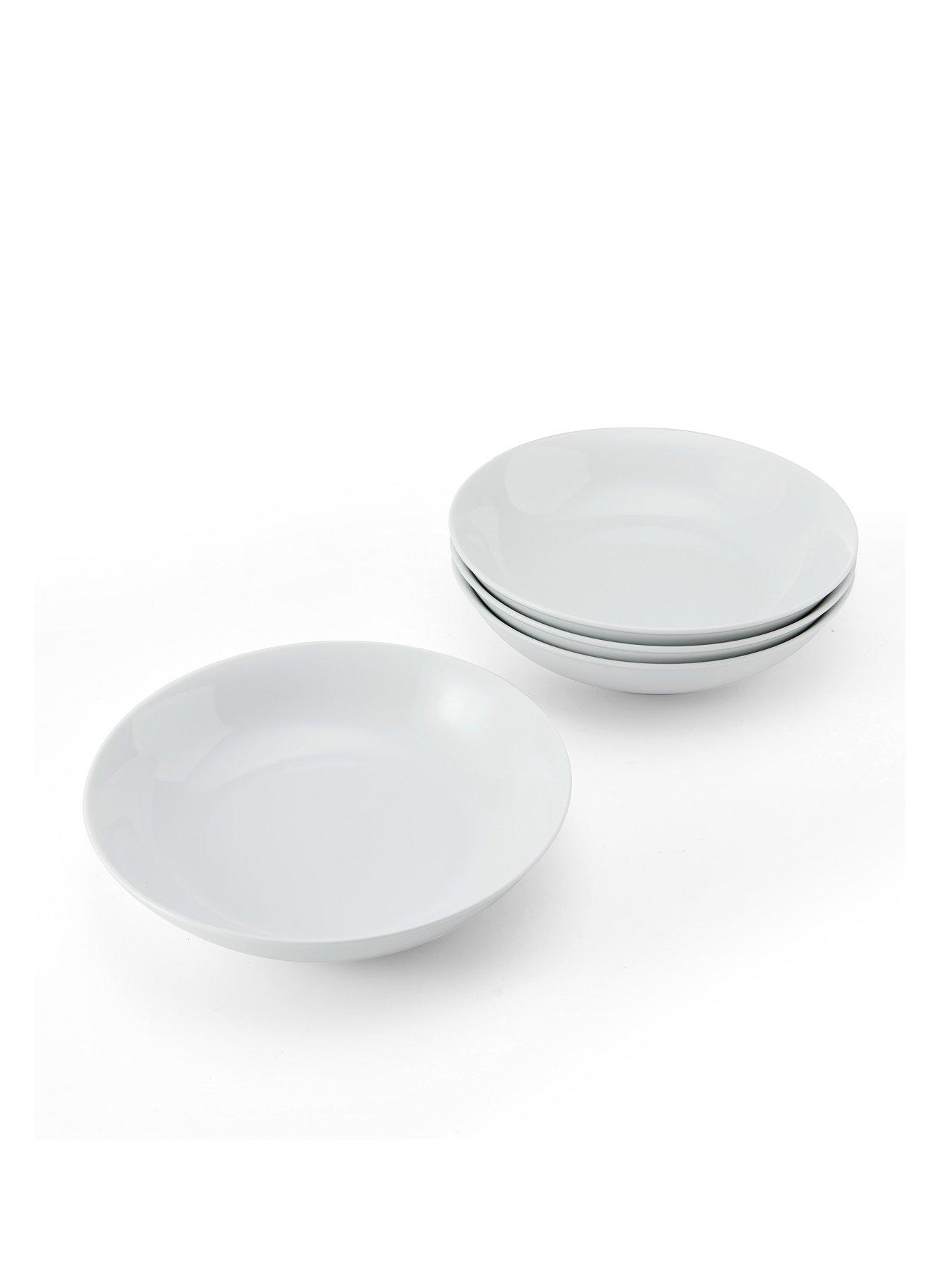  image of mikasa-chalk-set-of-4-pasta-bowls
