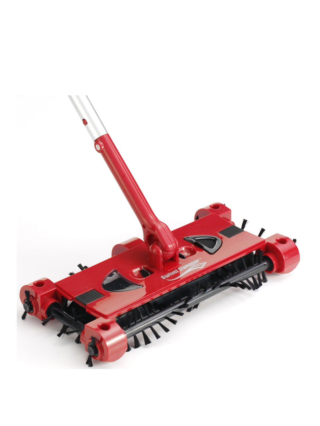 JML Swivel Sweeper Battery Powered Lightweight Floor Sweeper