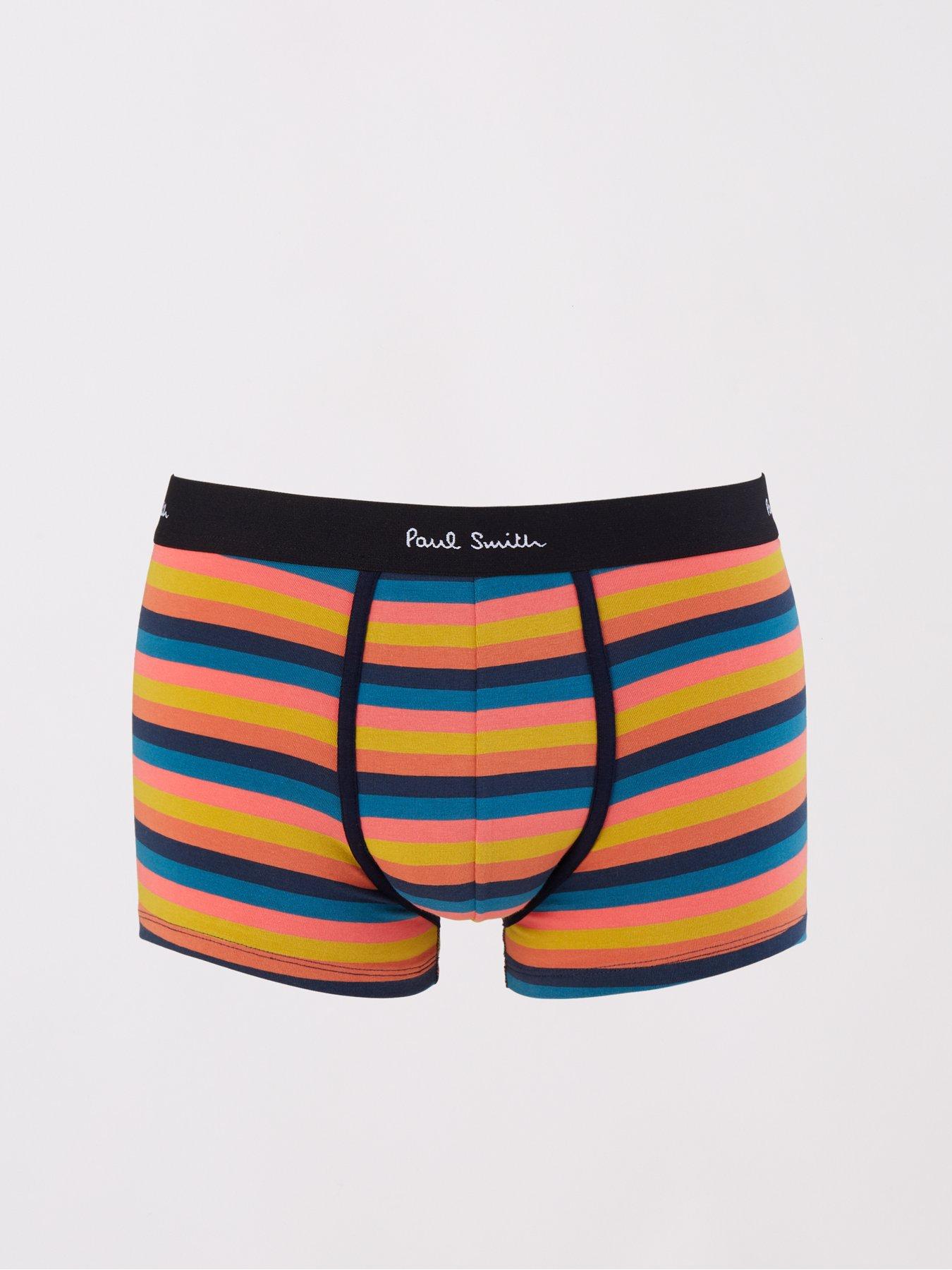 Image 2 of 5 of PS PAUL SMITH 3 Pack Plain/stripe Trunks - Black