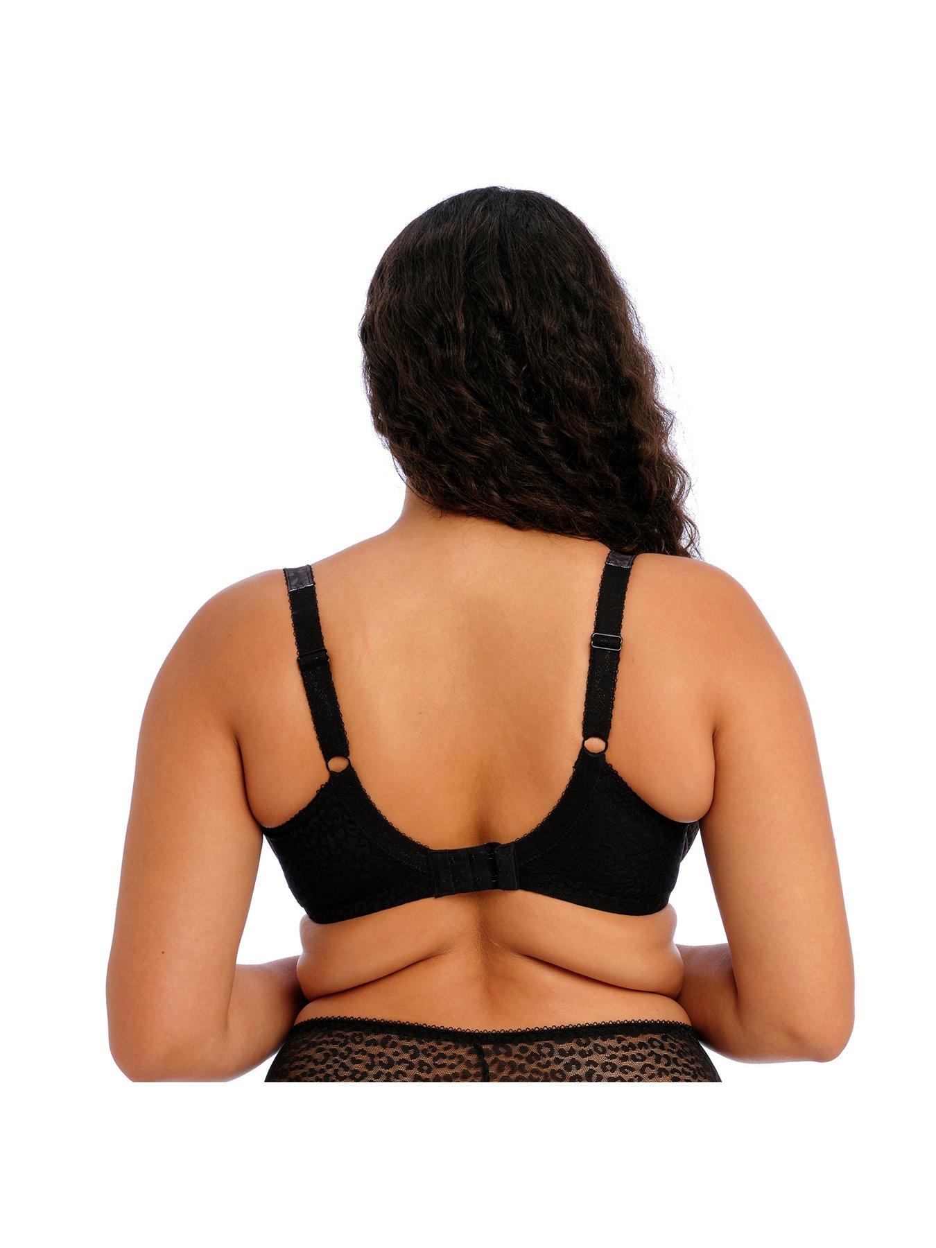  image of elomi-lucie-underwired-plunge-bra-black