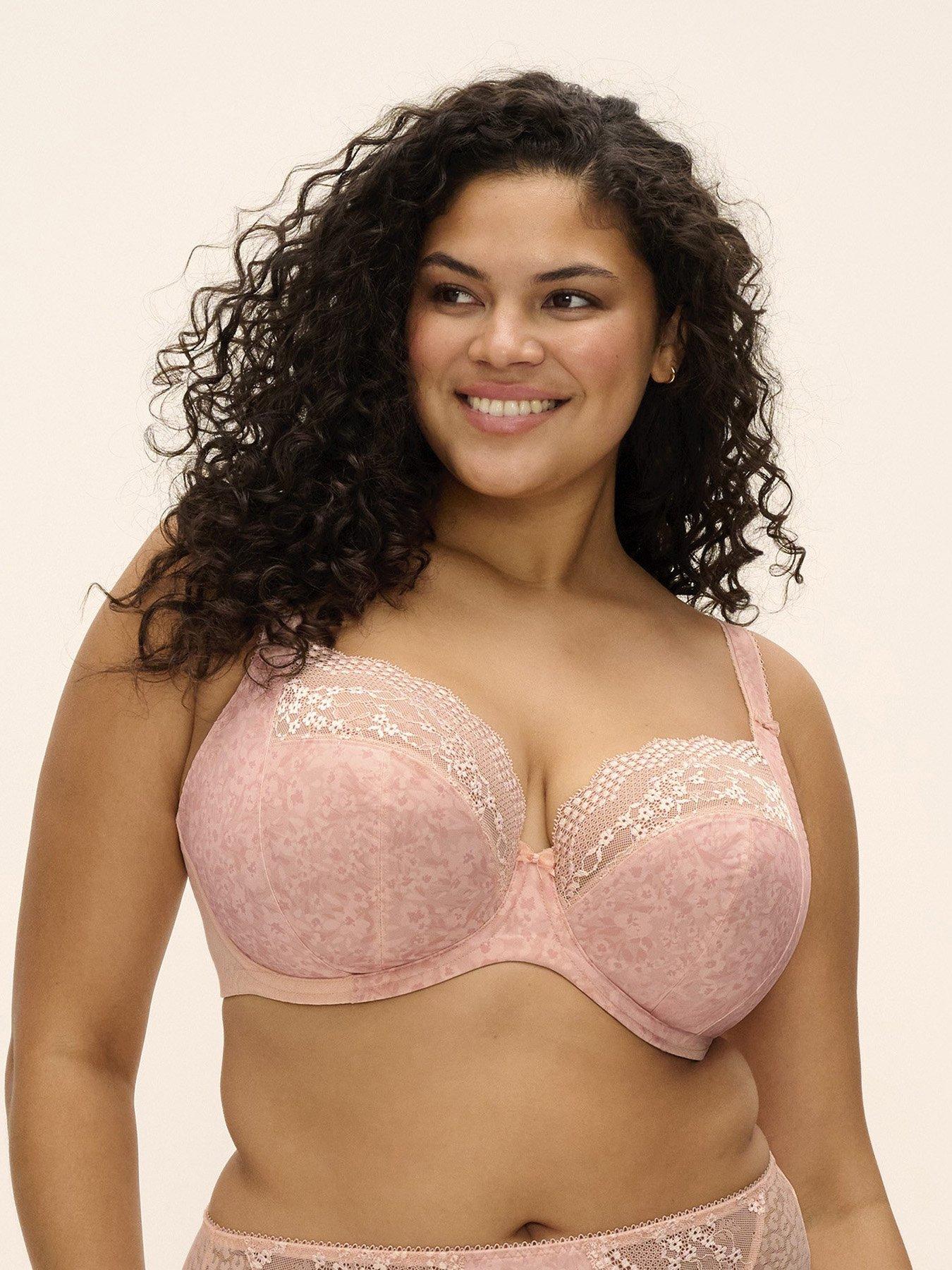 Image 1 of 3 of Elomi Lucie Underwired Plunge Bra - Pink