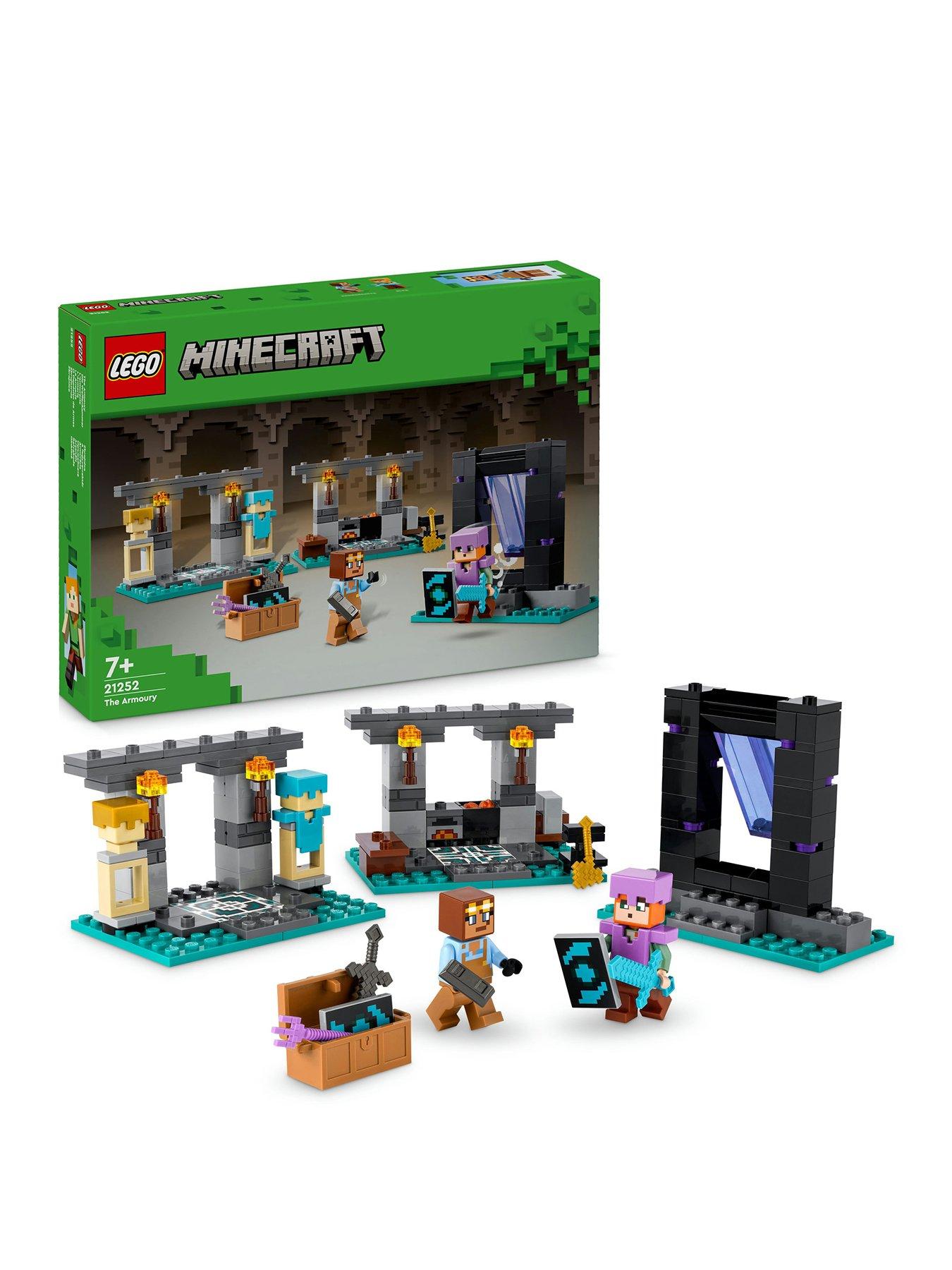 Image 1 of 8 of LEGO Minecraft The Armoury Toy with Figures 21252