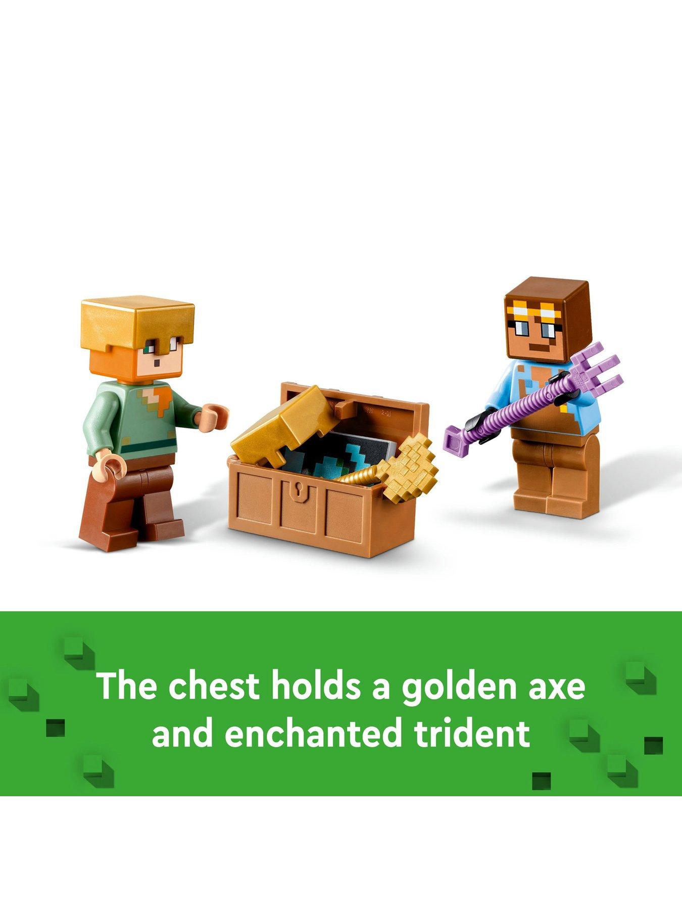 Image 6 of 8 of LEGO Minecraft The Armoury Toy with Figures 21252