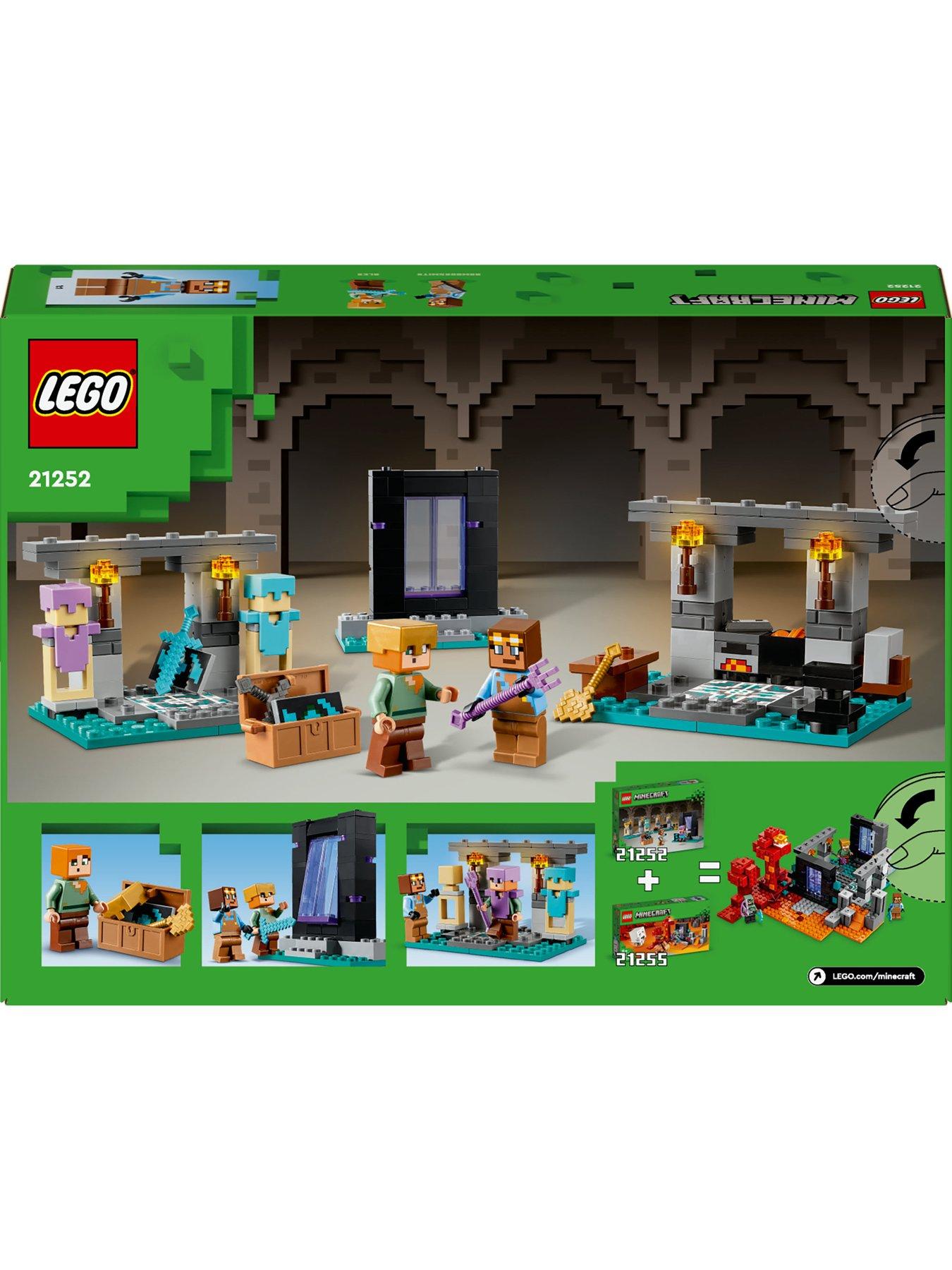 Image 7 of 8 of LEGO Minecraft The Armoury Toy with Figures 21252