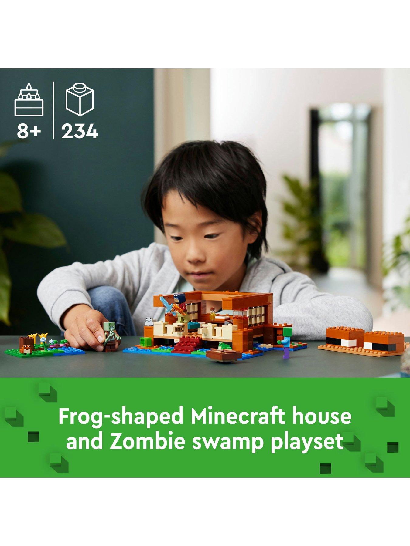 LEGO Minecraft The Frog House Toy with Animals 21256 Littlewoods