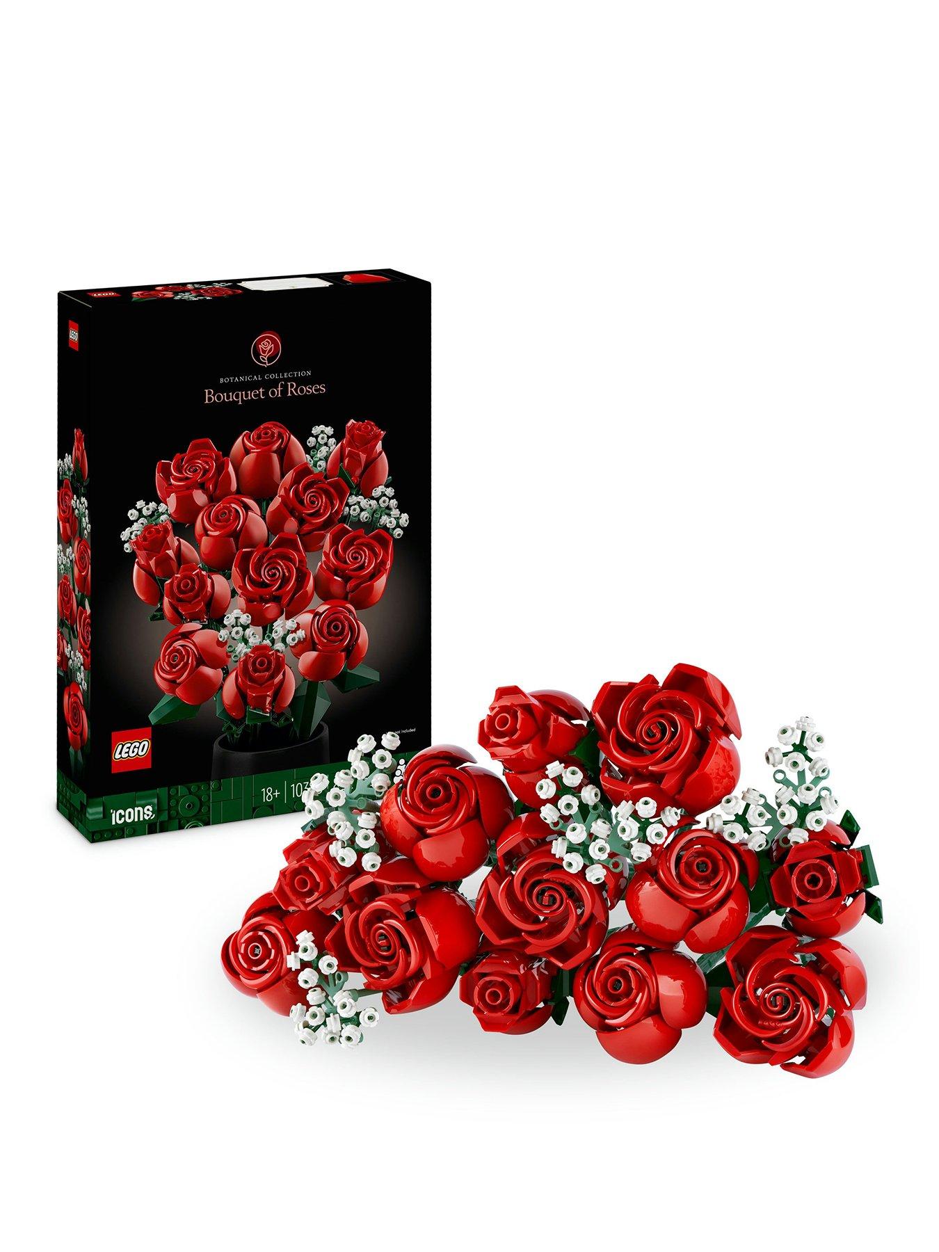 Vase Building Kit for Lego Flower Bouquet 10280,40461 and 40460,A Unique  Flower Container and Creative Project for Adults Building Blocks Gifts, New