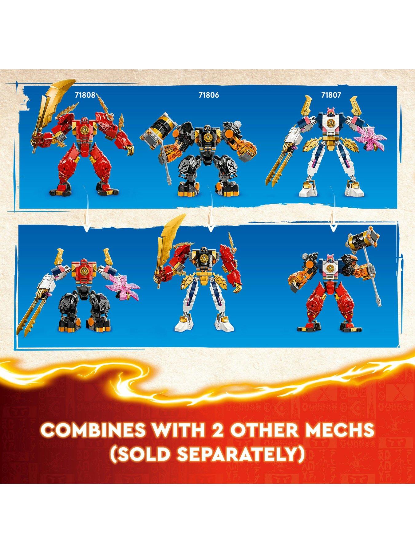 Image 3 of 8 of LEGO Ninjago Kai&rsquo;s Elemental Fire Mech Toy Set 71808
