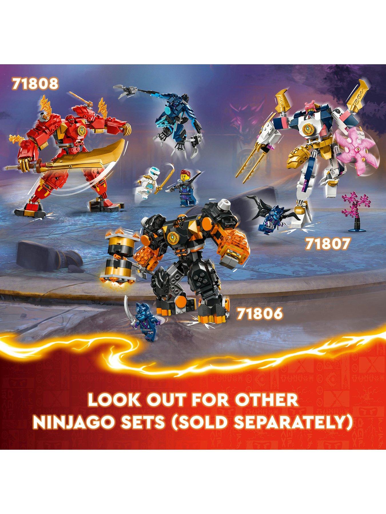 Image 6 of 8 of LEGO Ninjago Kai&rsquo;s Elemental Fire Mech Toy Set 71808
