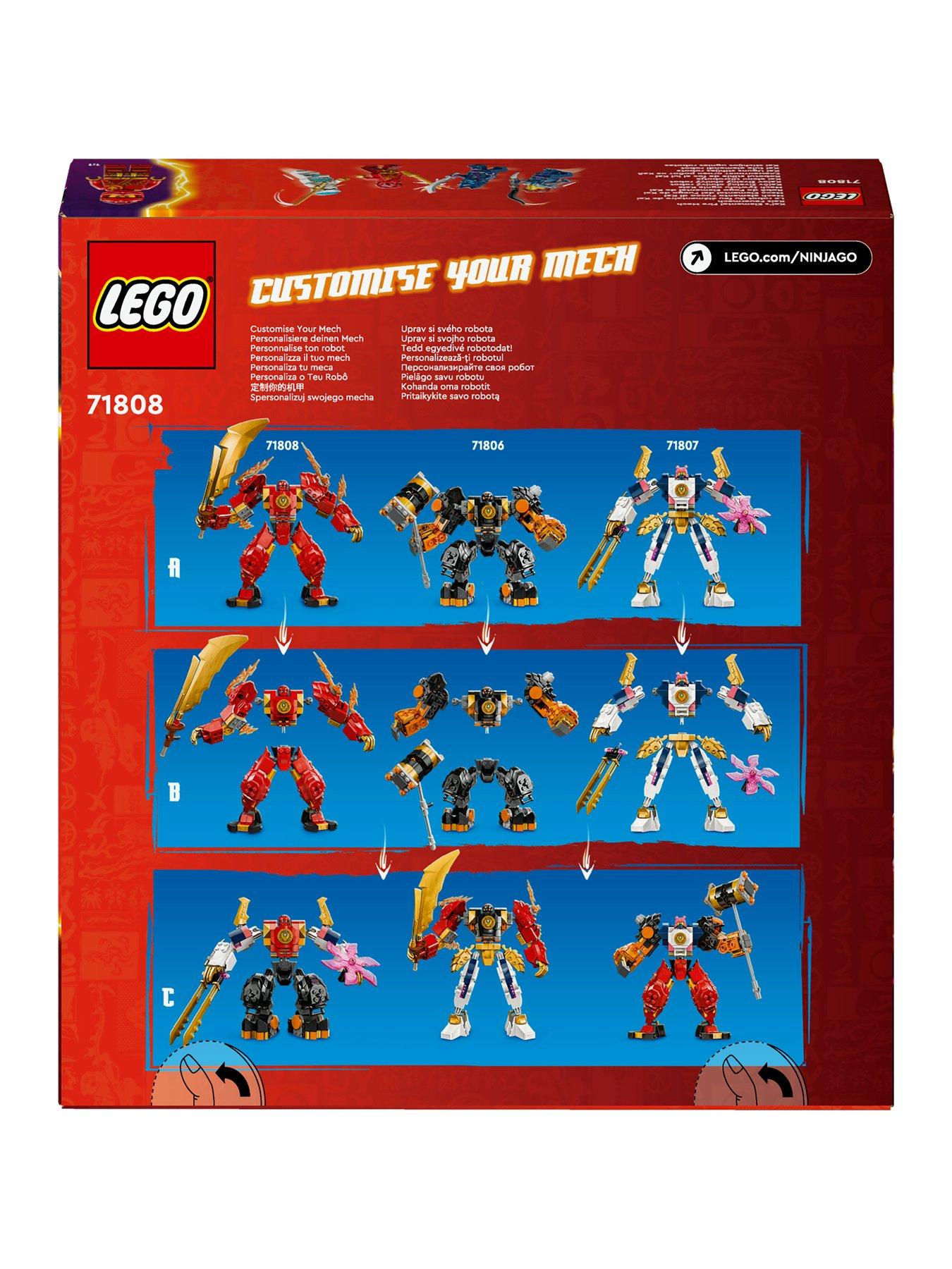 Image 7 of 8 of LEGO Ninjago Kai&rsquo;s Elemental Fire Mech Toy Set 71808